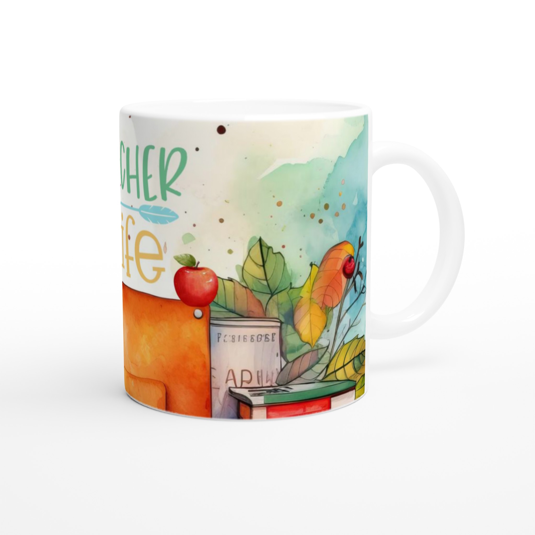 Teacher Life Keramisk Mugg 11oz med färgglad design – välj mellan flera glada keramfärger 9 210e4745-40e2-42a0-b1b8-9c6b3b233055
