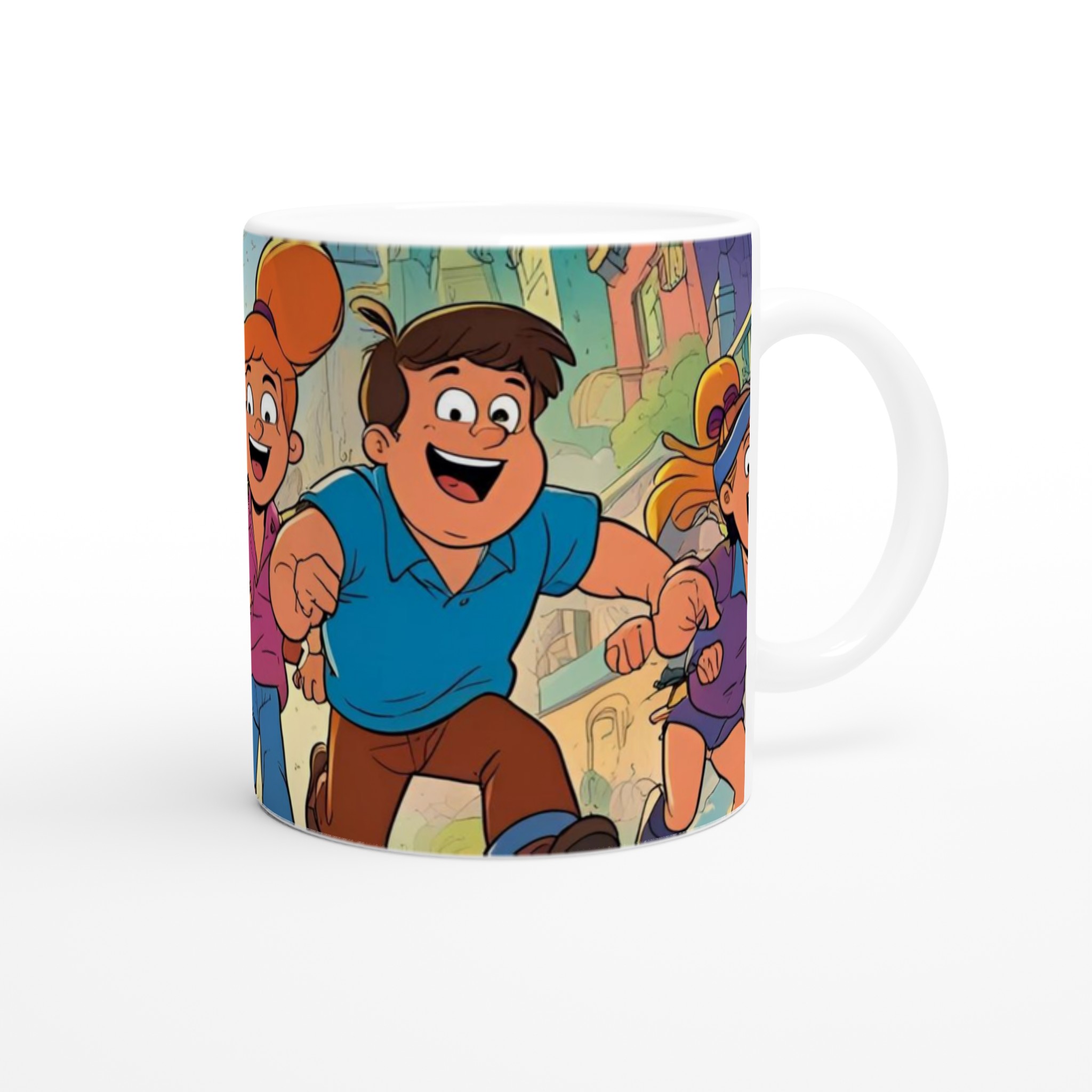 Vit 11oz keramisk mugg med livfull illustrerad design – välj din keramiska favoritfärg 9 2126a662-2297-40ef-bcb8-871799aa771d