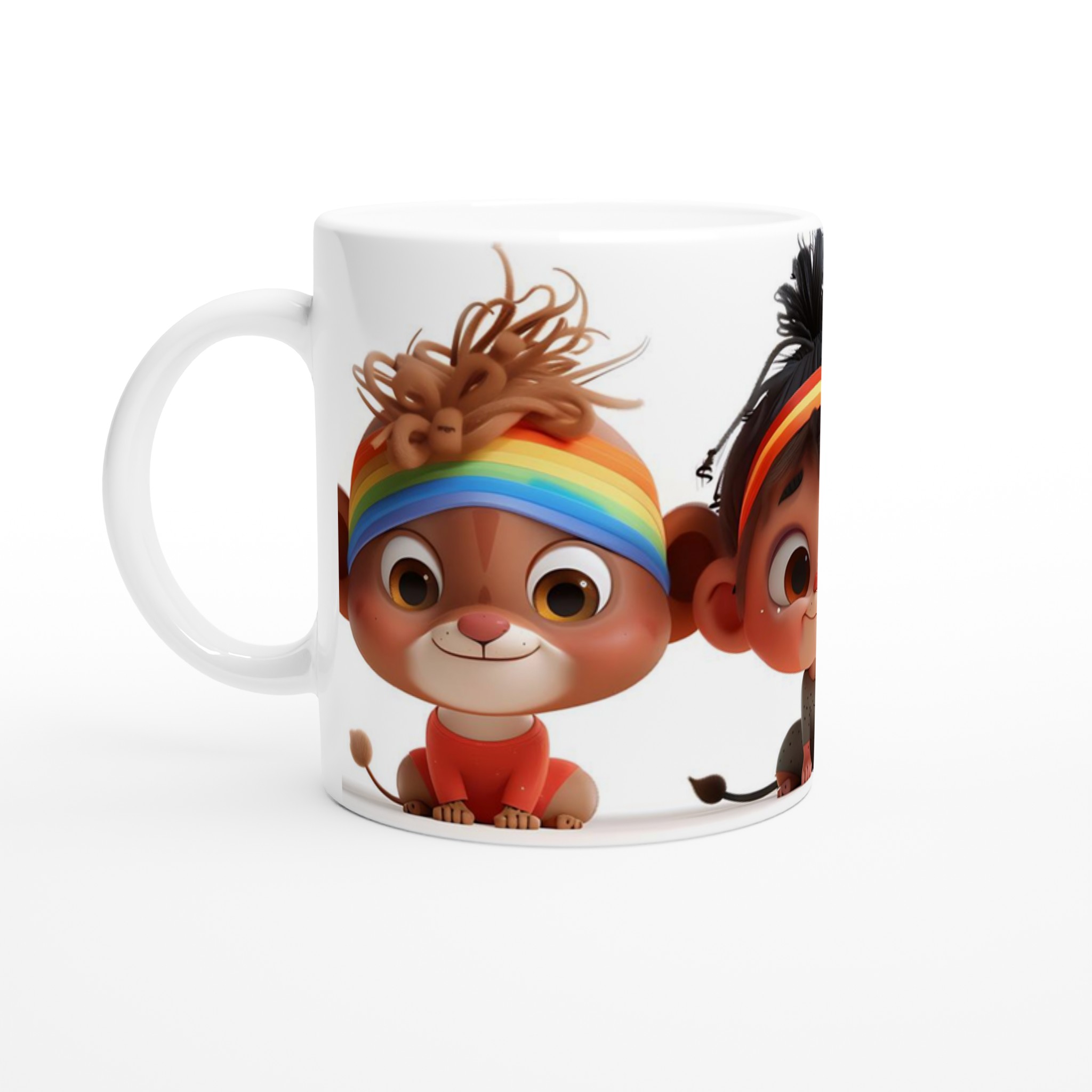 Söta Djurkompisar 11oz Keramisk Mugg – Lekfull Design i Flera Färger 1 2185baa1-11b2-481a-968d-82520697c4de