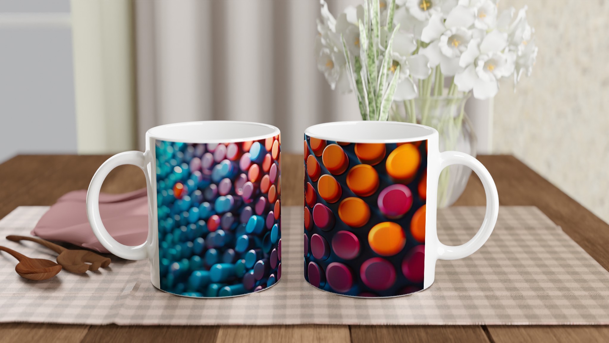 Abstrakt Pop Art Keramikmugg – 11 oz i Livfulla Färger för Din Dagliga Kaffestund 10 21ea22f5-df55-49dd-8698-3bb72ebc4e2b