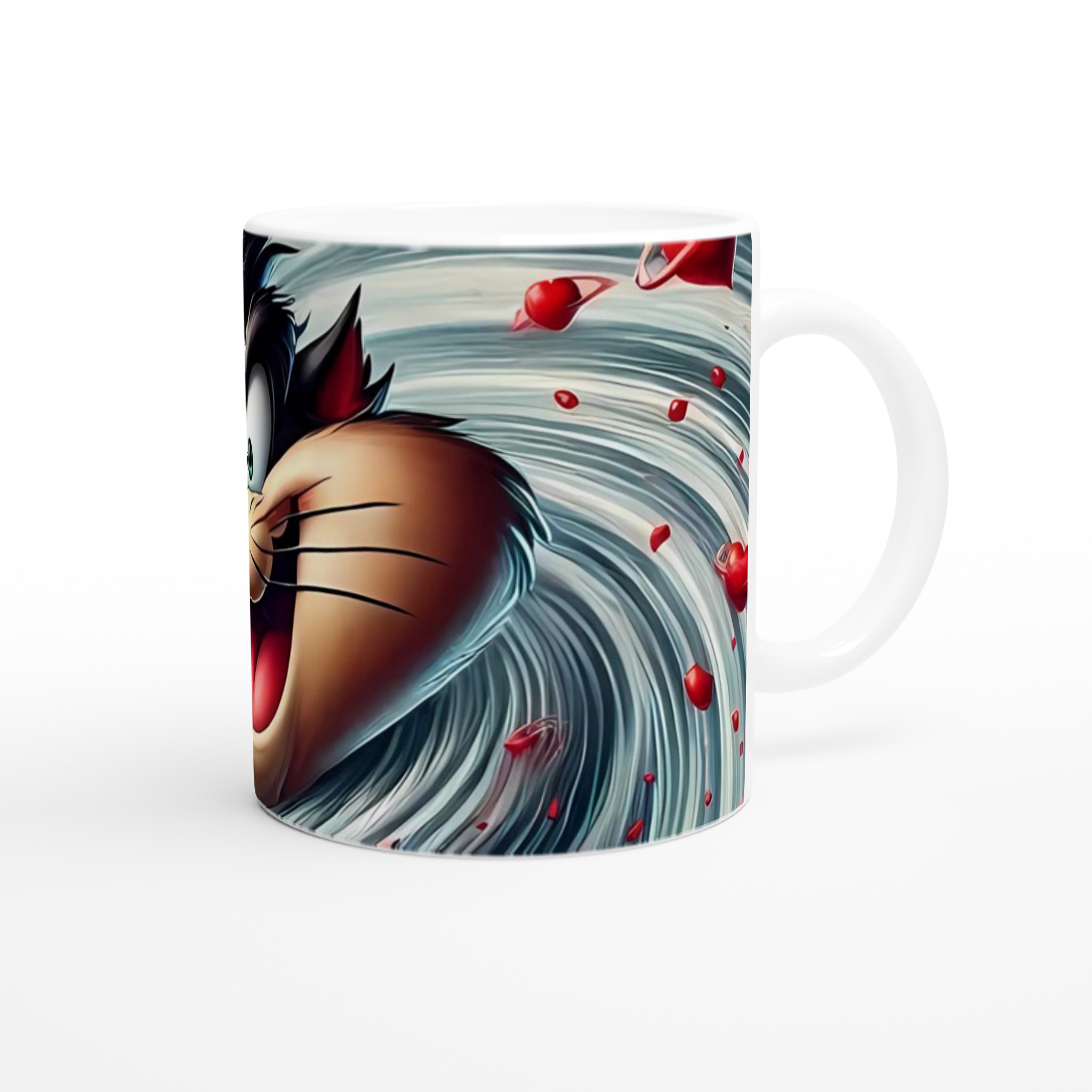 Vit 11oz keramisk mugg med lekfull Looney Tunes-inspirerad design i flera färger 9 2211888d-8415-40ef-9ba3-e3b9dfd07361