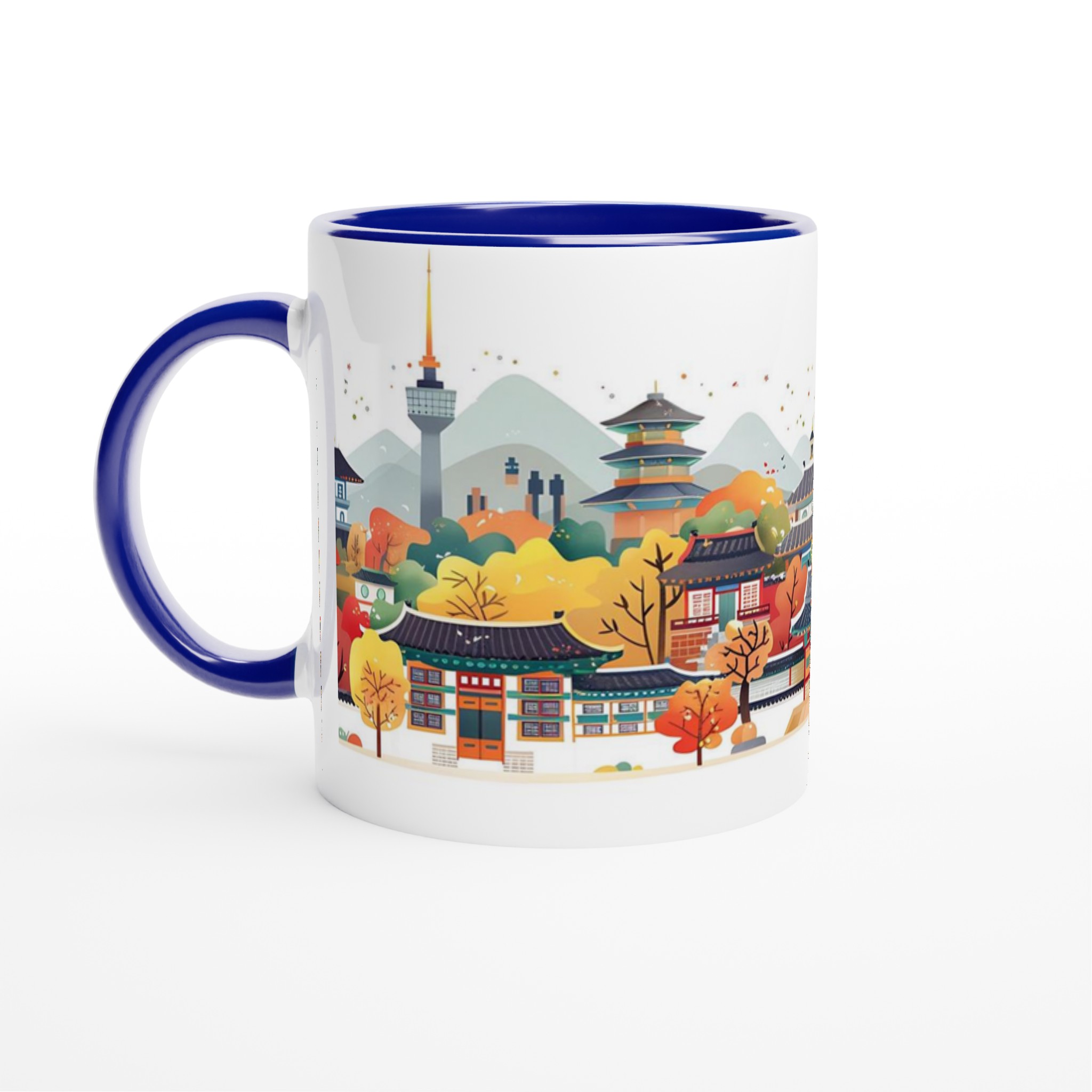 Seoul Cityscape Keramikmugg – En bit av Sydkoreas charm i ditt val av färg 2 223955c5-92b7-432c-b539-108859f1f623