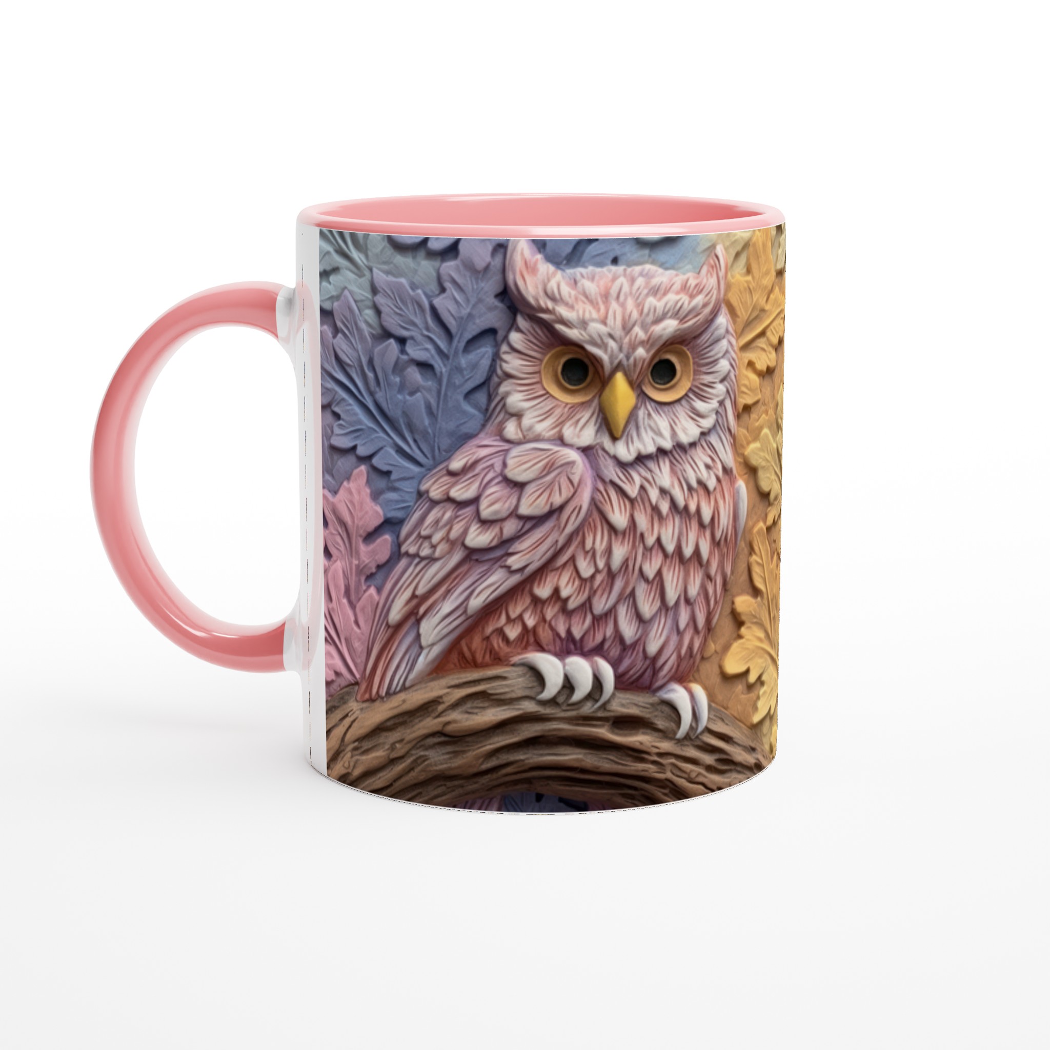 Elegant Keramisk Mugg med Ugglemotiv i Dova Pasteller – Välj Din Färg 6 22566358-1d5b-428f-b0ac-83b2bd7c4d16