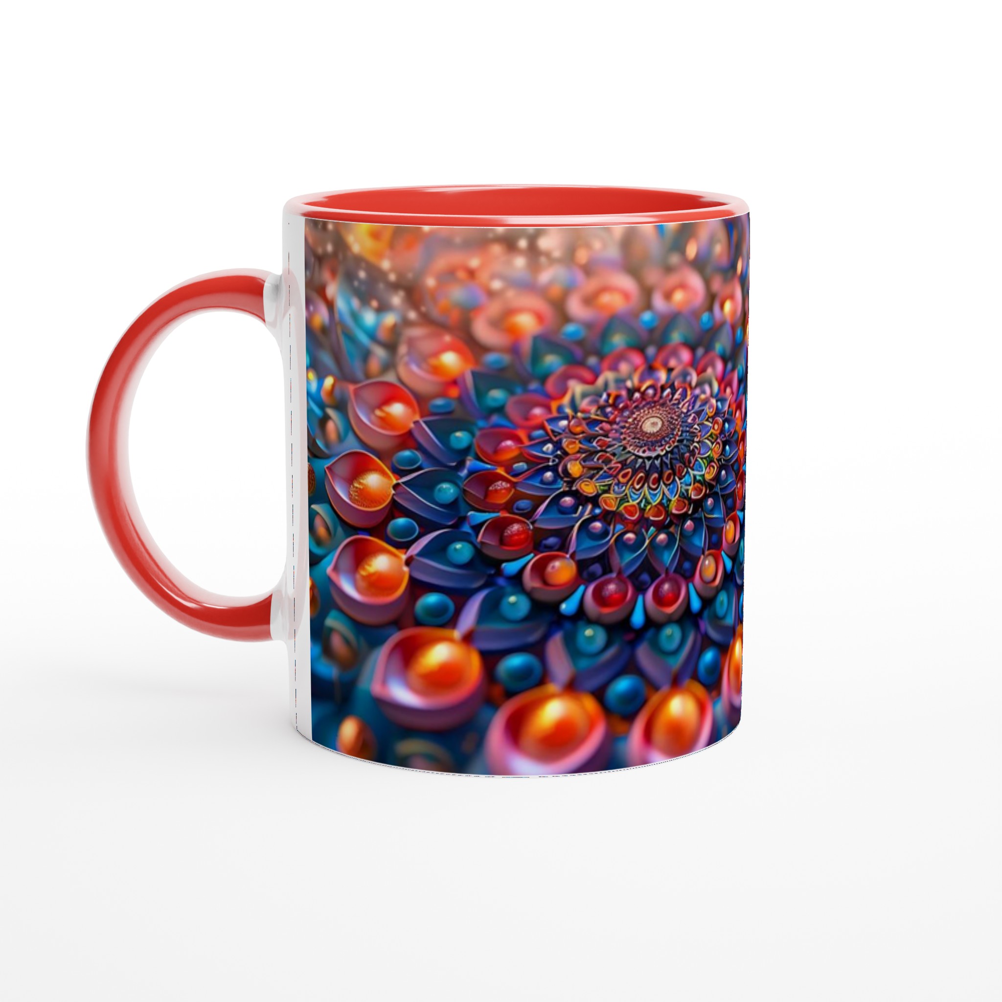Kosmisk Blomster Keramisk Mugg – Upplev Din Favoritdryck i Strålande Färg 5 228344aa-4e7a-44b9-9620-84564547eb47