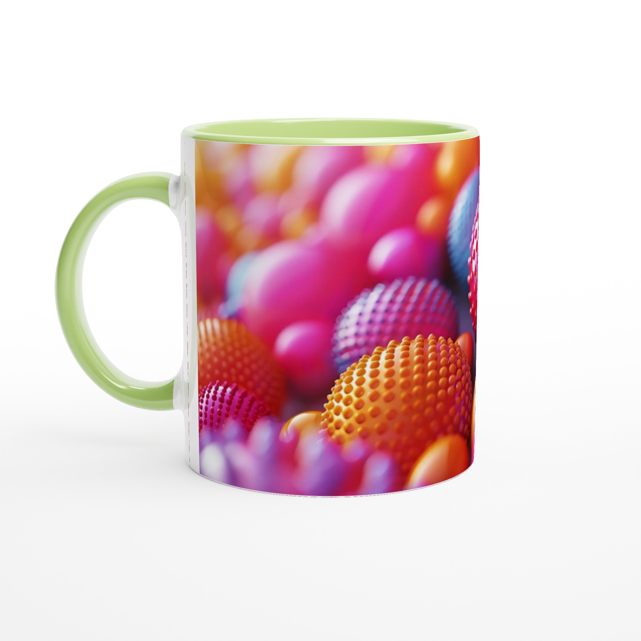 Färgsprakande 11oz keramikmugg – En explosion av glädje för din favoritdryck, välj din färg! 7 228382e0-49ea-4b89-bb5a-39b79e993de5