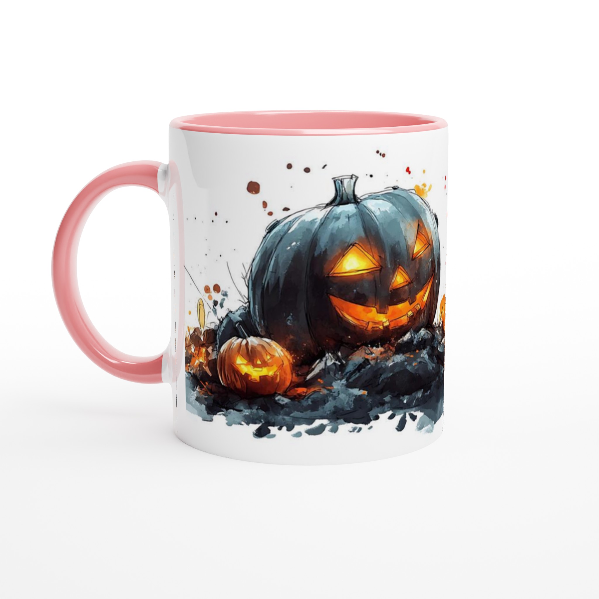 Mystisk Halloween Pumpa Mugg – 11oz Keramisk Kaffemugg i ditt Val av Sju Kusliga Färger 6 22bdb1be-f4ab-4042-b24f-01dcf2e4379d