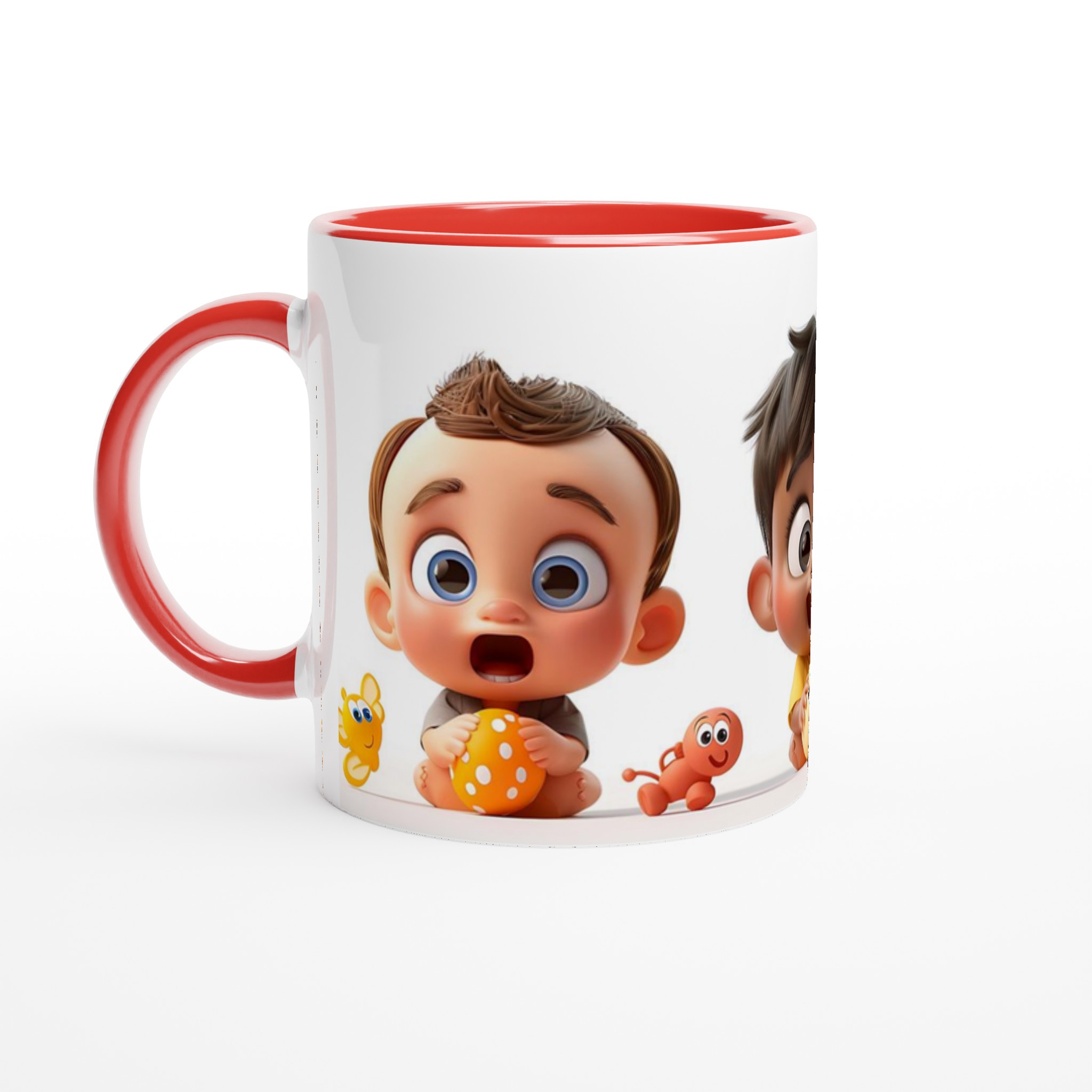 Söta Babyvänner 11oz Keramikmugg – Glada Karaktärer i Klara Färger för Kaffestunder 5 22c05f3f-8219-480e-ac86-97837ce53eb6