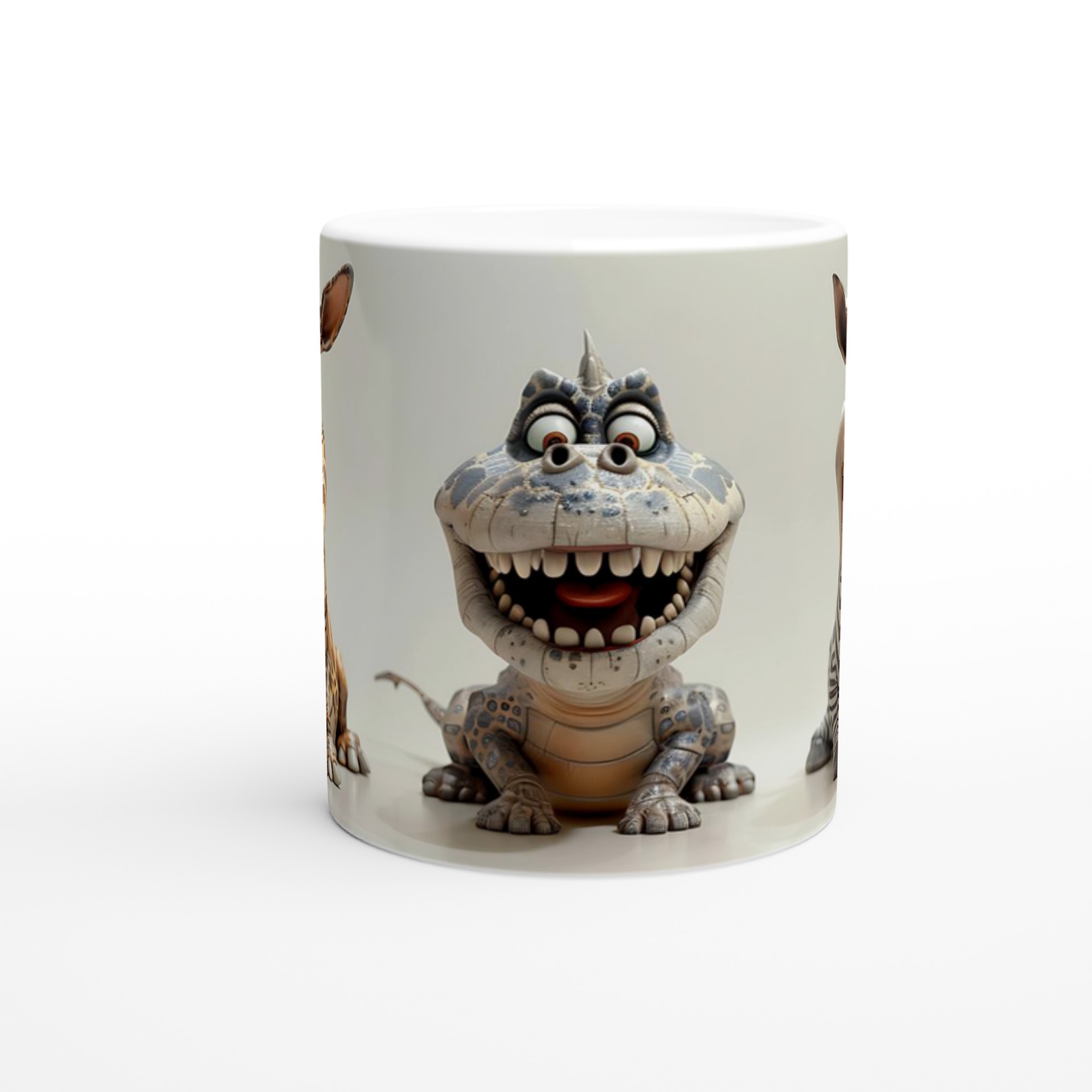 Vilda Vänner Keramikmugg – Roliga Däggdjur & Dinosaurie Design i Valfri Färg! 8 22de5056-ac25-400d-8945-cf904d6b9ffb