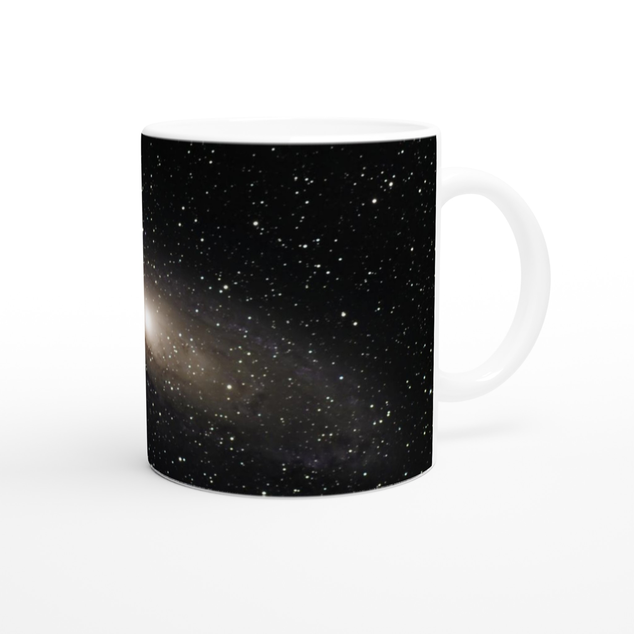 Vit 11oz keramisk mugg med stjärnklart rymdmotiv – välj bland flera färgstarka keramiknyanser 9 22e8ac0c-d65c-4be0-8fdd-0655f3a9493f