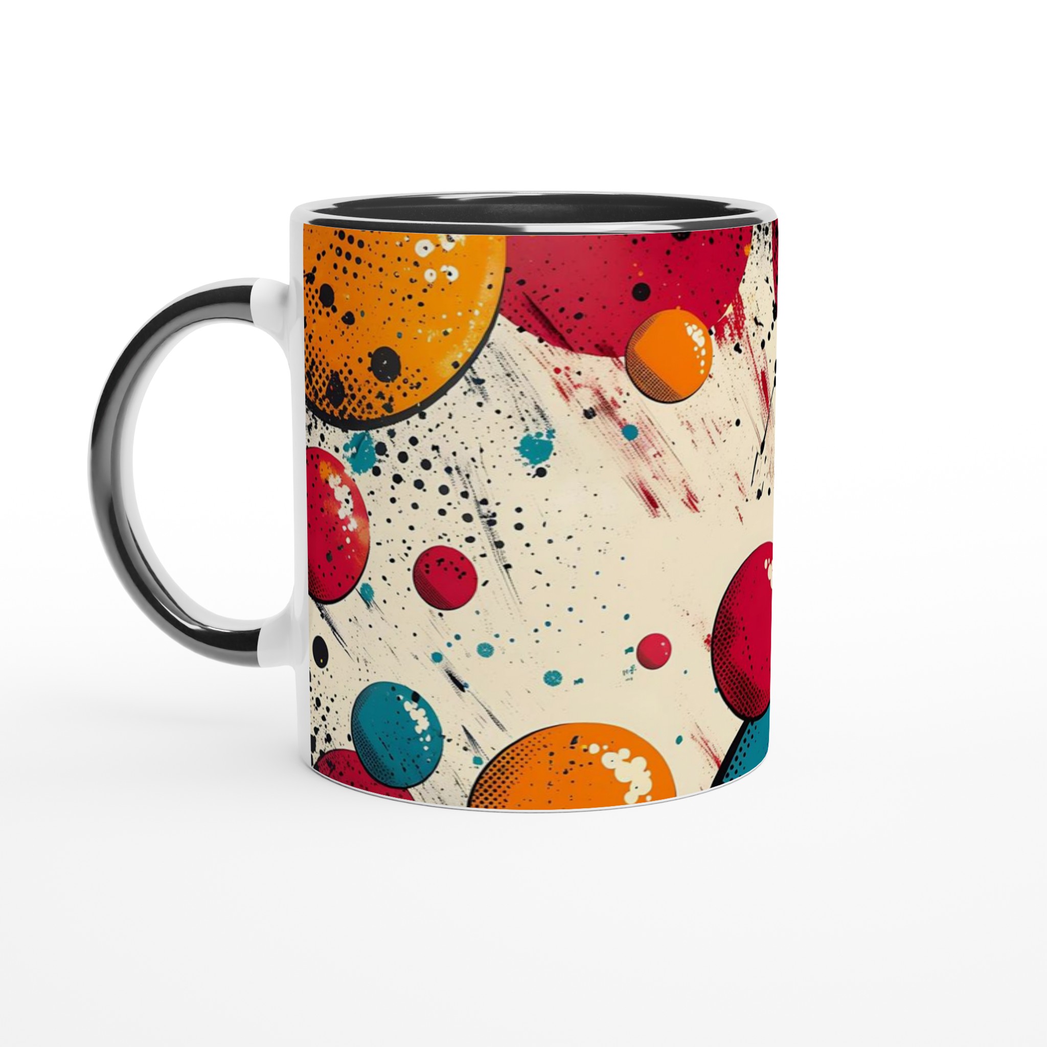 Abstrakt Pop Art Keramikmugg – Färgglad Design för Ditt Kaffe, Te och Mer! 4 22eee693-54a6-4e99-9c6a-47ade8da9a27
