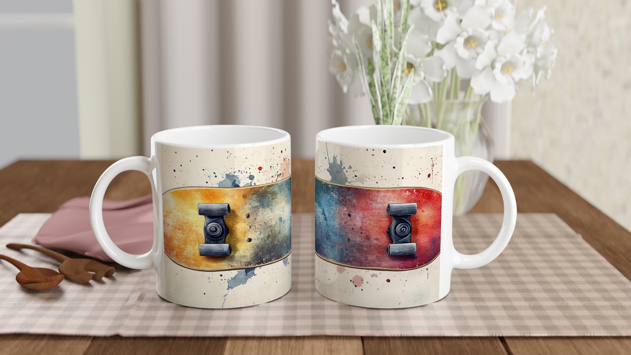 Skate Style Art Mugg – Färgstark Design med Street Art Känsla, 11oz Keramik 10 22fb60f5-0780-49ab-8ee1-39fbadaf5a2b