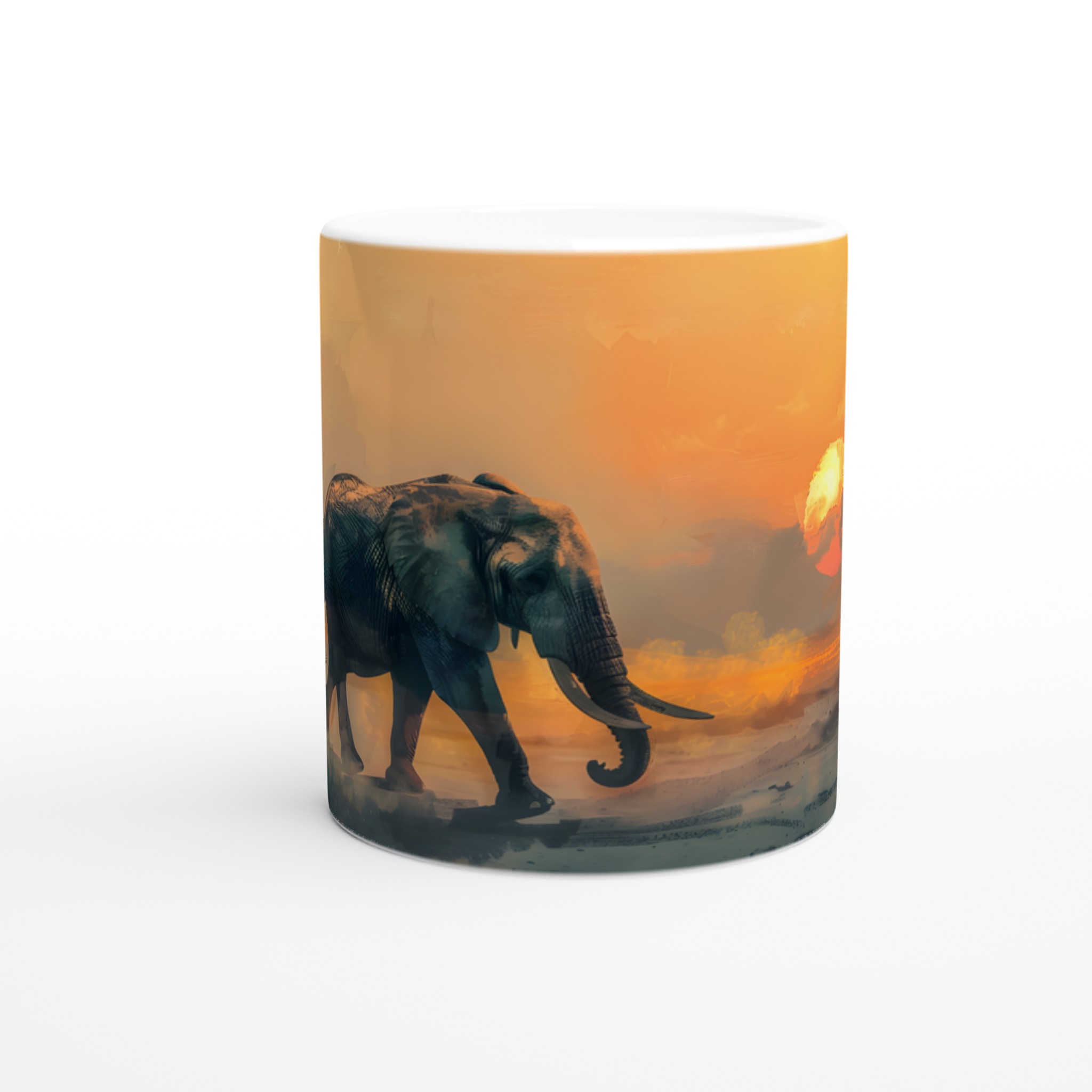 Majestätisk Elefant Mugg – En Solnedgångssaga i Keramik 8 23075893-a2b4-4b1f-9214-eab6007180b8