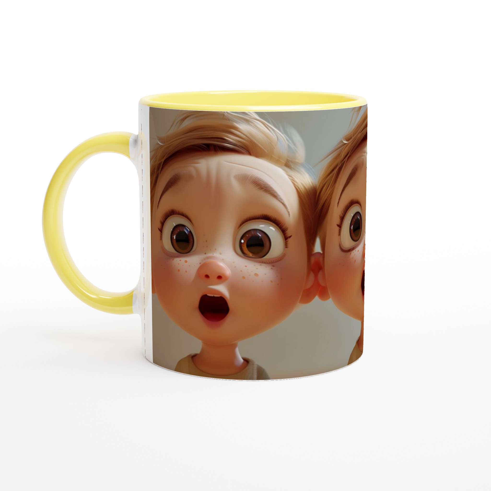 Förbluffande Ansikten 11oz Keramisk Mugg – uttrycksfull design för varje klunk 3 230cbc40-2f17-4800-88af-842ce836a282