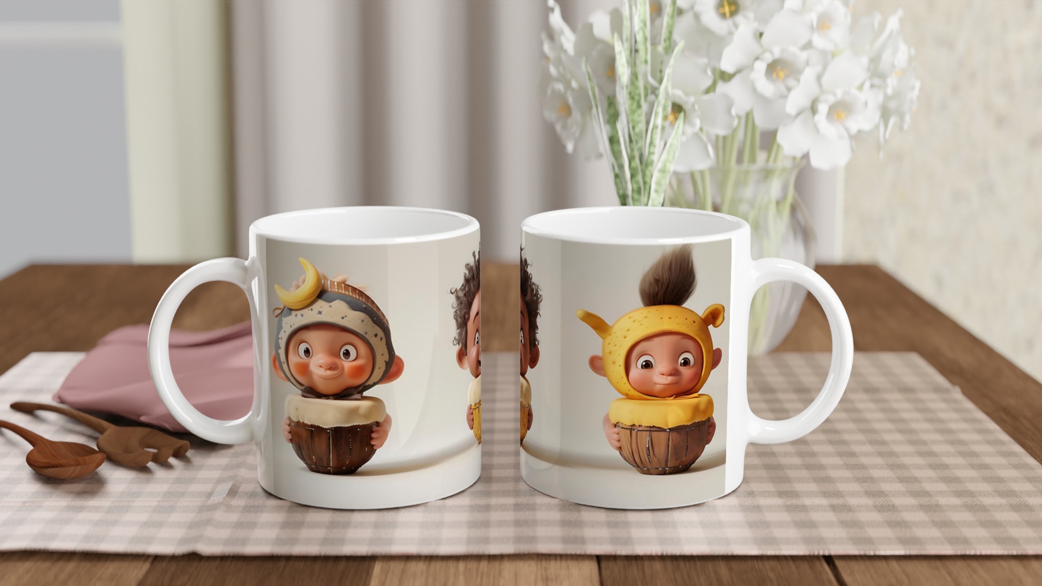 Förtjusande Äventyrare Keramisk Mugg – Lekfull Design för Varje Sip i Valfri Färg! 10 23296828-9633-4fea-b8fb-52a7811e40d2