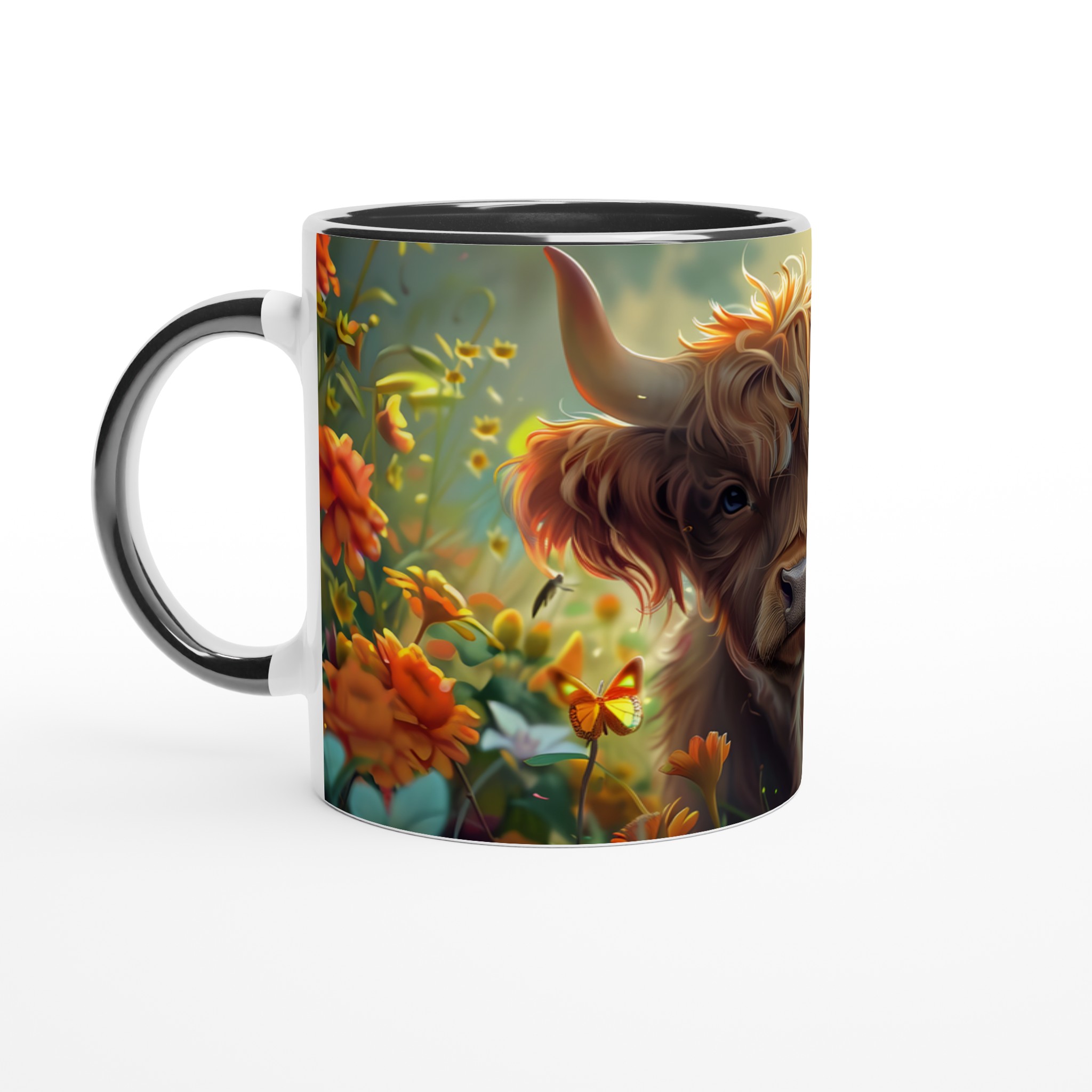Charmig Highland Ko Mugg – Livfull Design på 11oz Keramik, Välj Din Färg! 4 234a1133-004a-4d10-9236-f770f006e34c