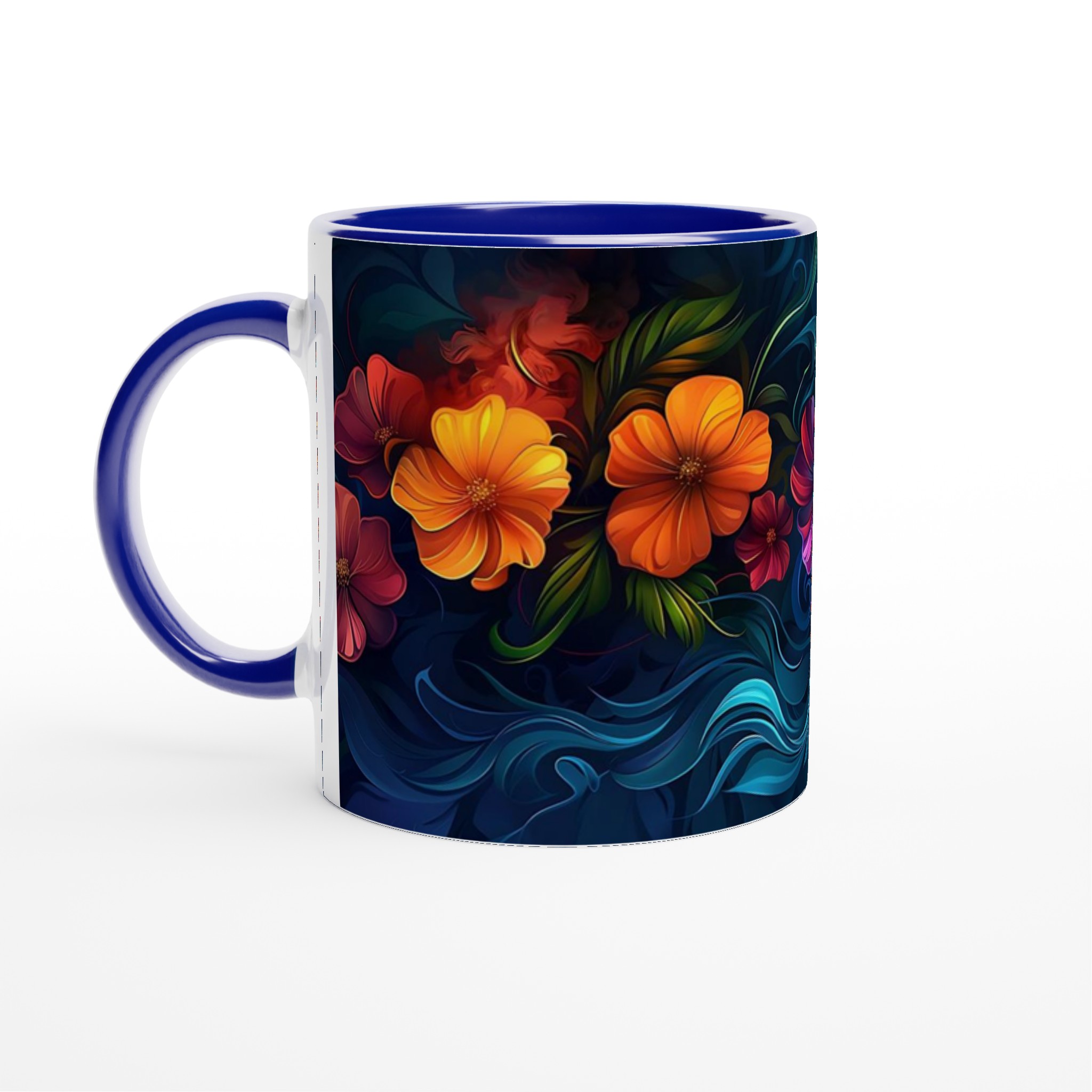Konstfull Blomsterfärg – 11oz Keramikmugg i ditt Val av 7 Livfulla Nyanser 2 2369869a-b8c2-4940-8de7-00e3abbf138f
