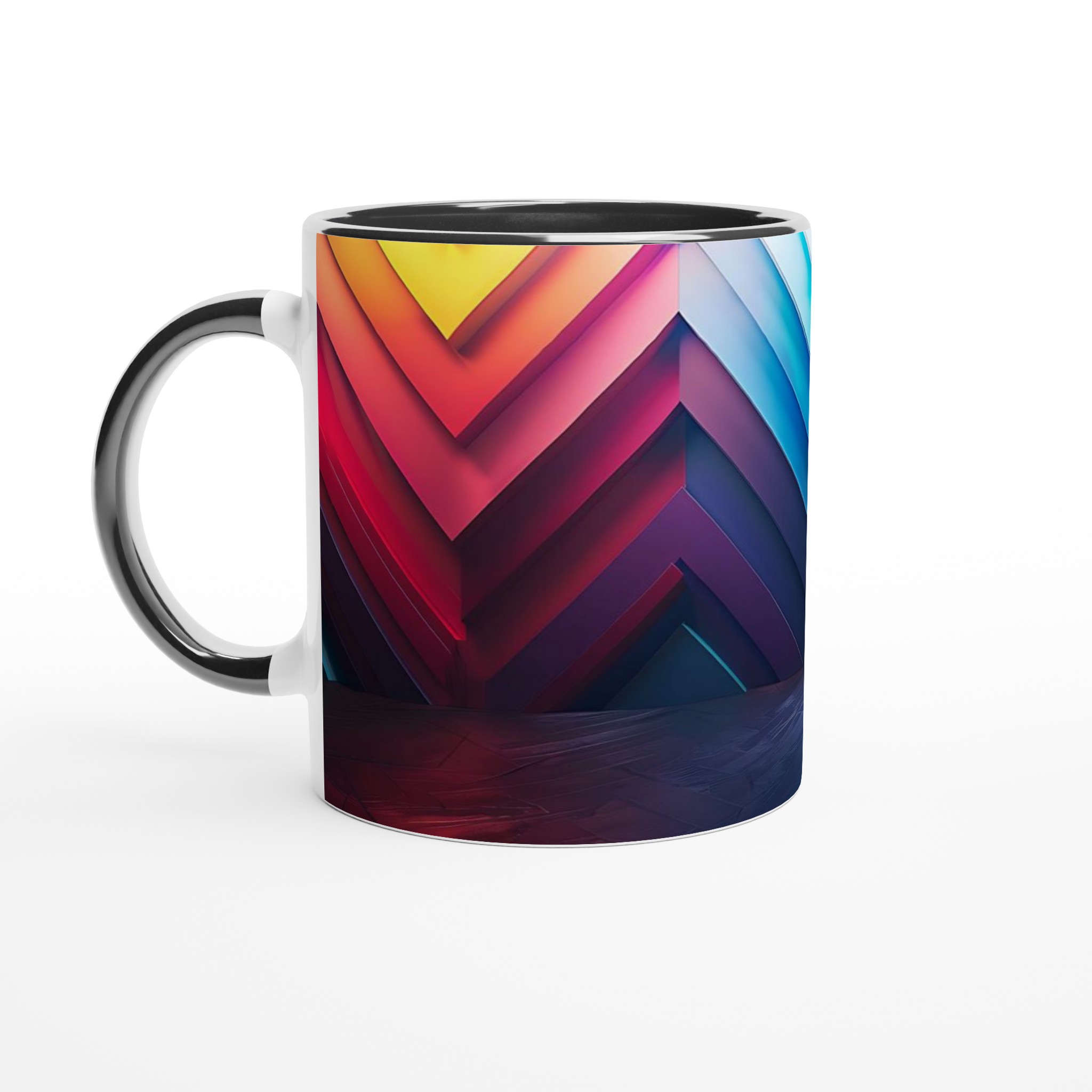 Neon Wave 11oz Keramisk Mugg – Färgglad Abstrakt Design för Din Dryck 4 2378b9b1-3ee5-4c7b-9cce-fc94b9dfc10a