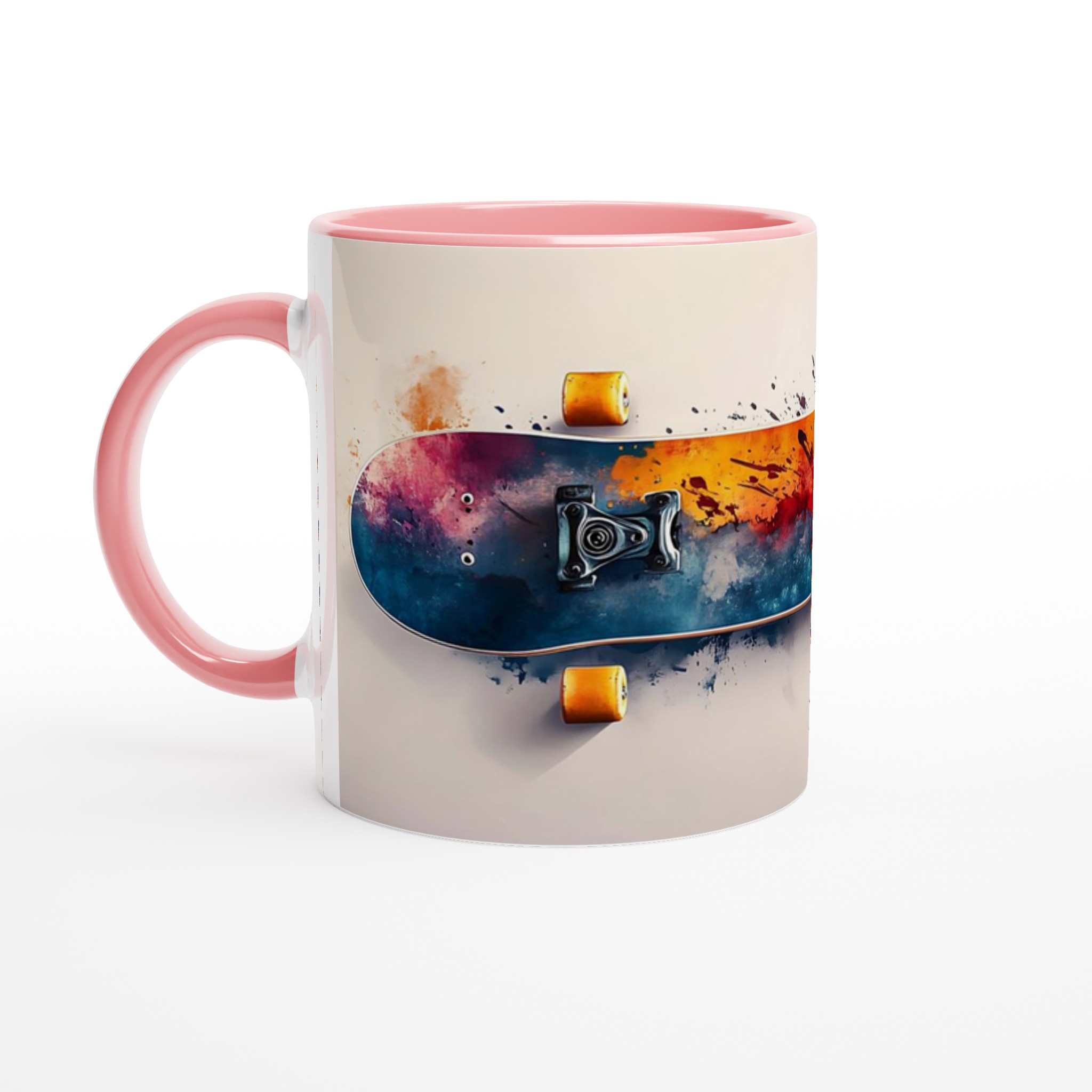 Abstrakt Skateboard Konst Mugg – 11oz Keramikmugg i ditt val av 7 Livfulla Färger 6 23d351c1-ec99-4a03-b396-e3dfed7fd93e