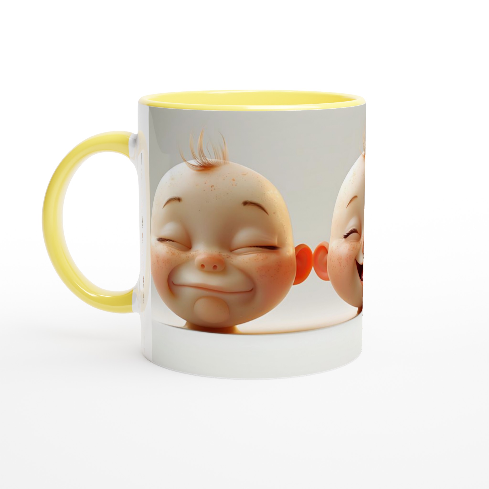 Glad Bebis Mugg - Söt Keramisk Kaffemugg med Lekfulla Ansiktsuttryck i 7 Färger 3 23fb8f06-de75-48b9-a587-c81d18fadbf8