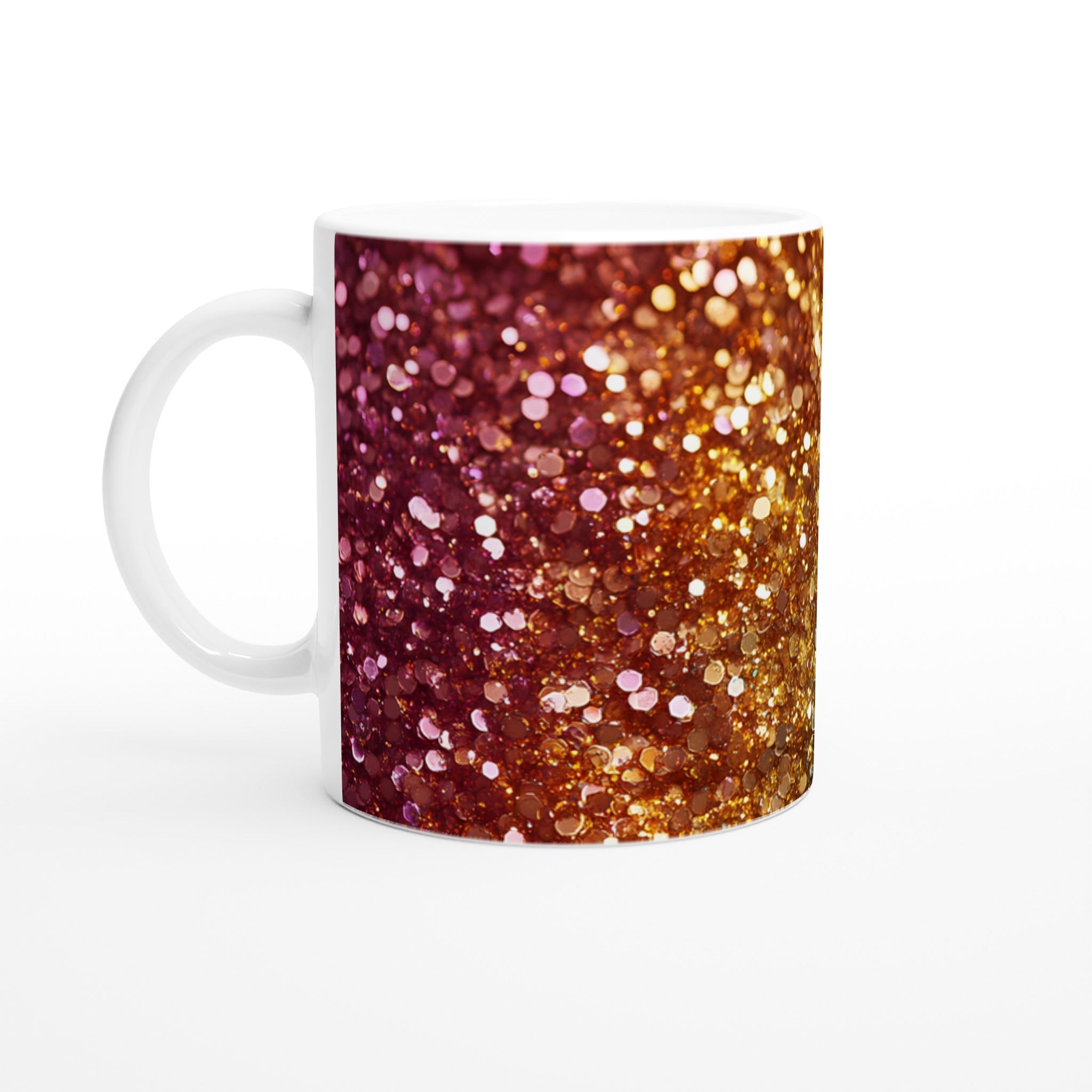 Glittrig Gradient Mugg i Premium Keramik – 11 oz färgexplosion för din dryck 1 240db367-5346-421e-9737-a59f29a40105