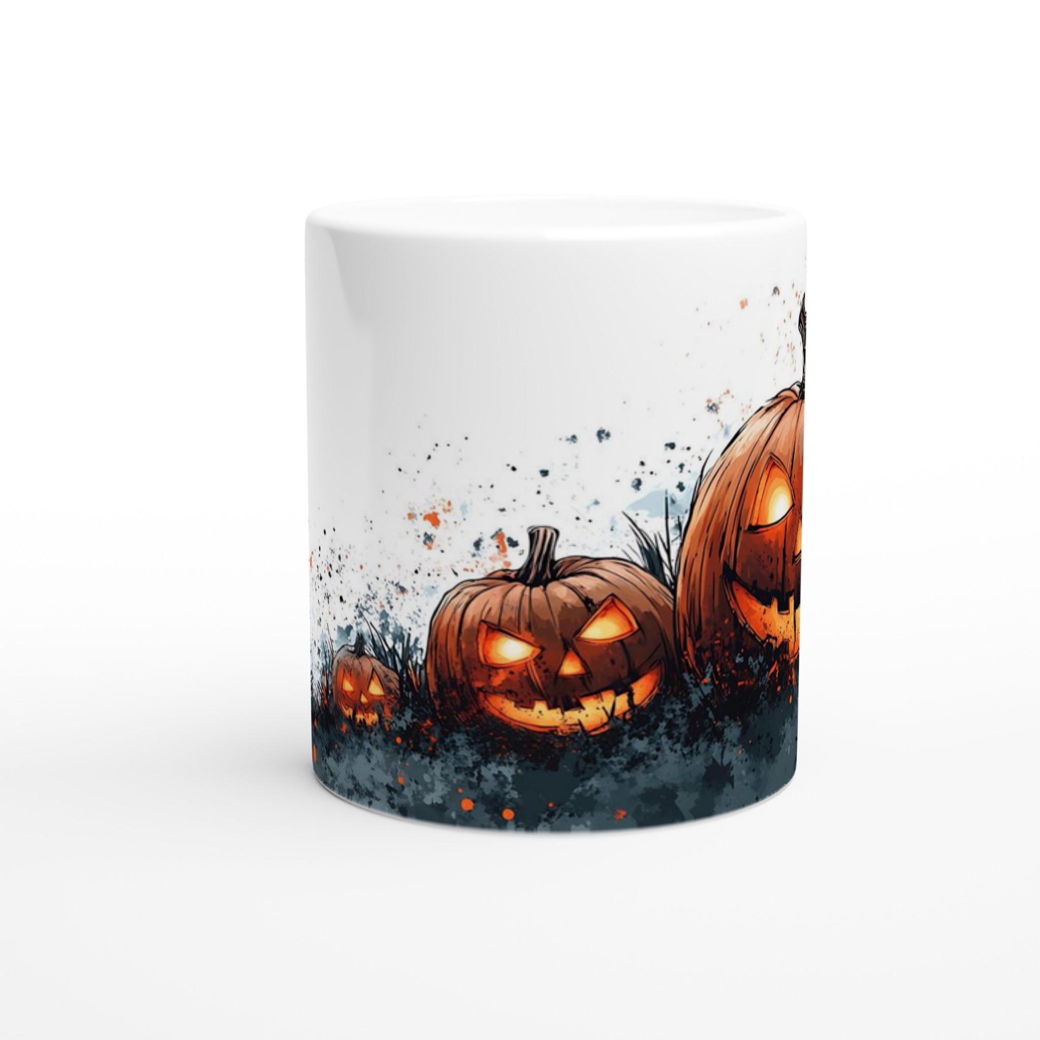 Läskig Halloween Jack-o'-Lantern Mugg - 11oz Keramikmugg för Kusliga Stunder 8 24383b54-6519-4a15-9f8b-09034ee60ef8
