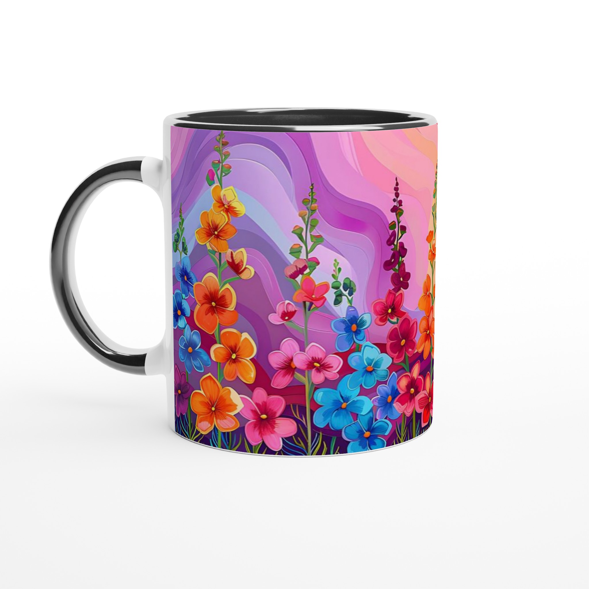 Färgsprakande Blomsteräng Keramikmugg – Din Kaffepaus i Regnbågens Alla Färger 4 243c725a-5045-4131-90ed-ae97fdbada66