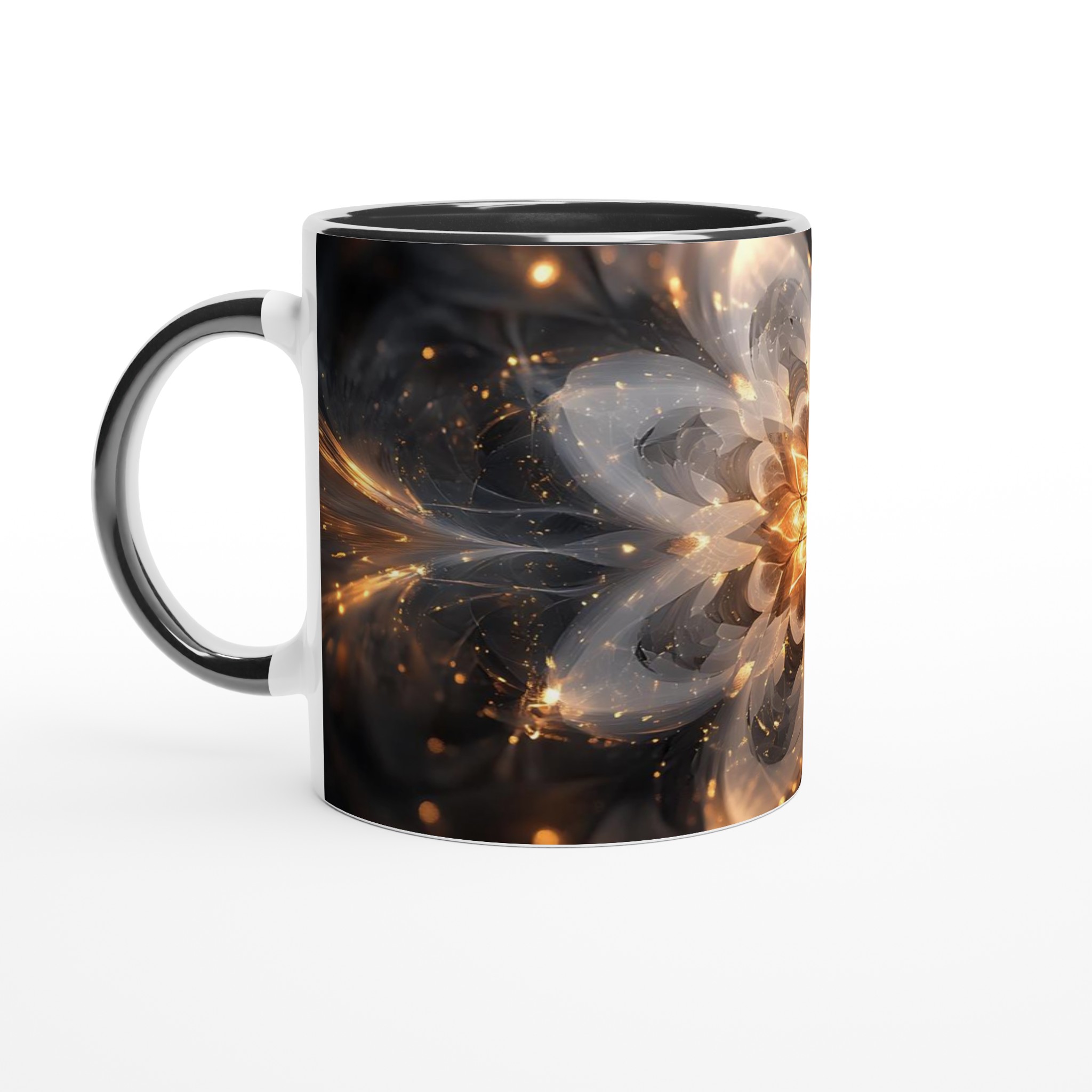Abstrakt Gyllene Blomma 11oz Keramisk Mugg – Lysande Design för Din Favoritdryck 4 248f781a-75a6-4d4c-bf91-b292b27f978c