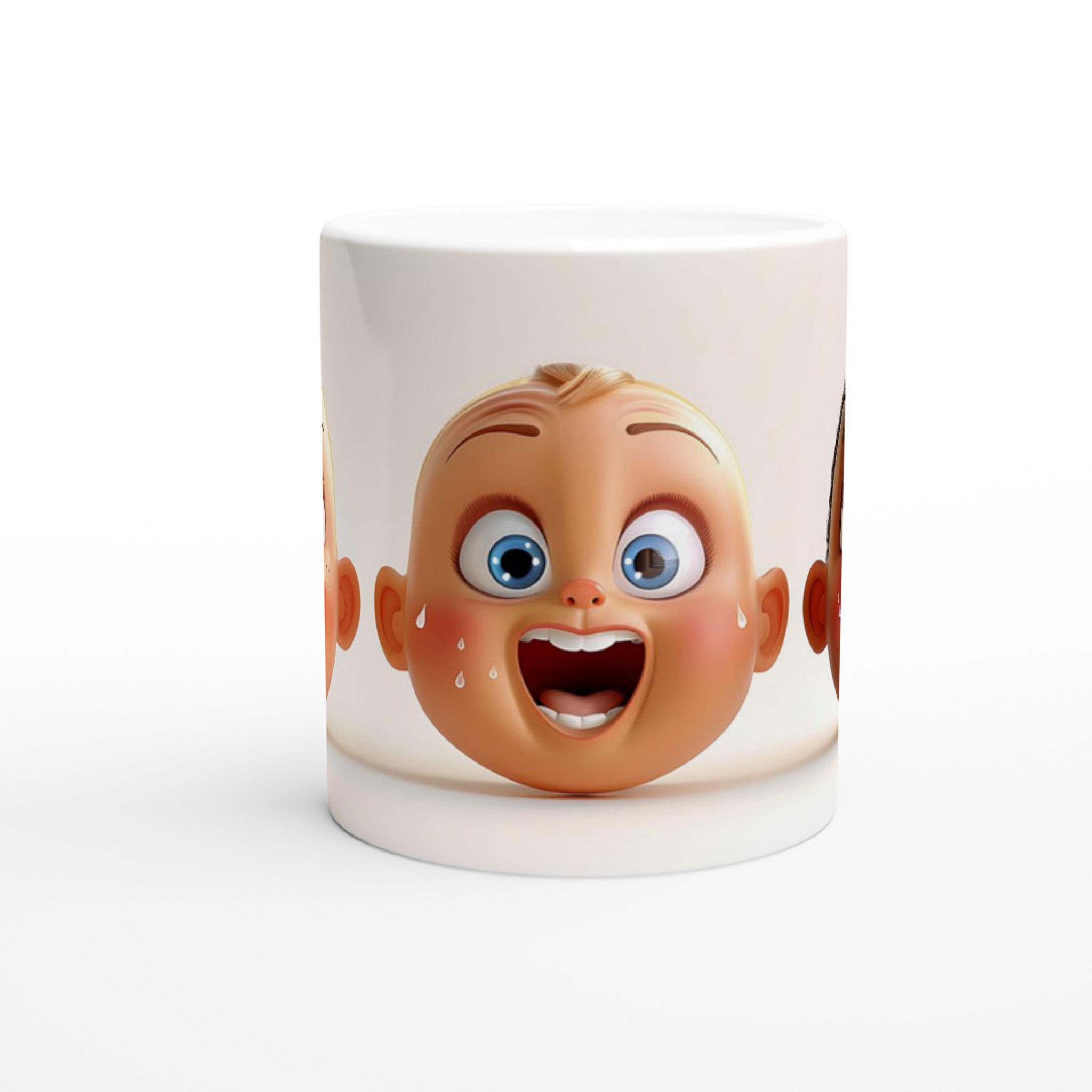 Charmiga Babyansikten Keramikmugg - Uttrycksfull Design, Perfekt Present i 7 Färgval! 8 24a741ac-93ff-4466-97c7-5e1d95951d64