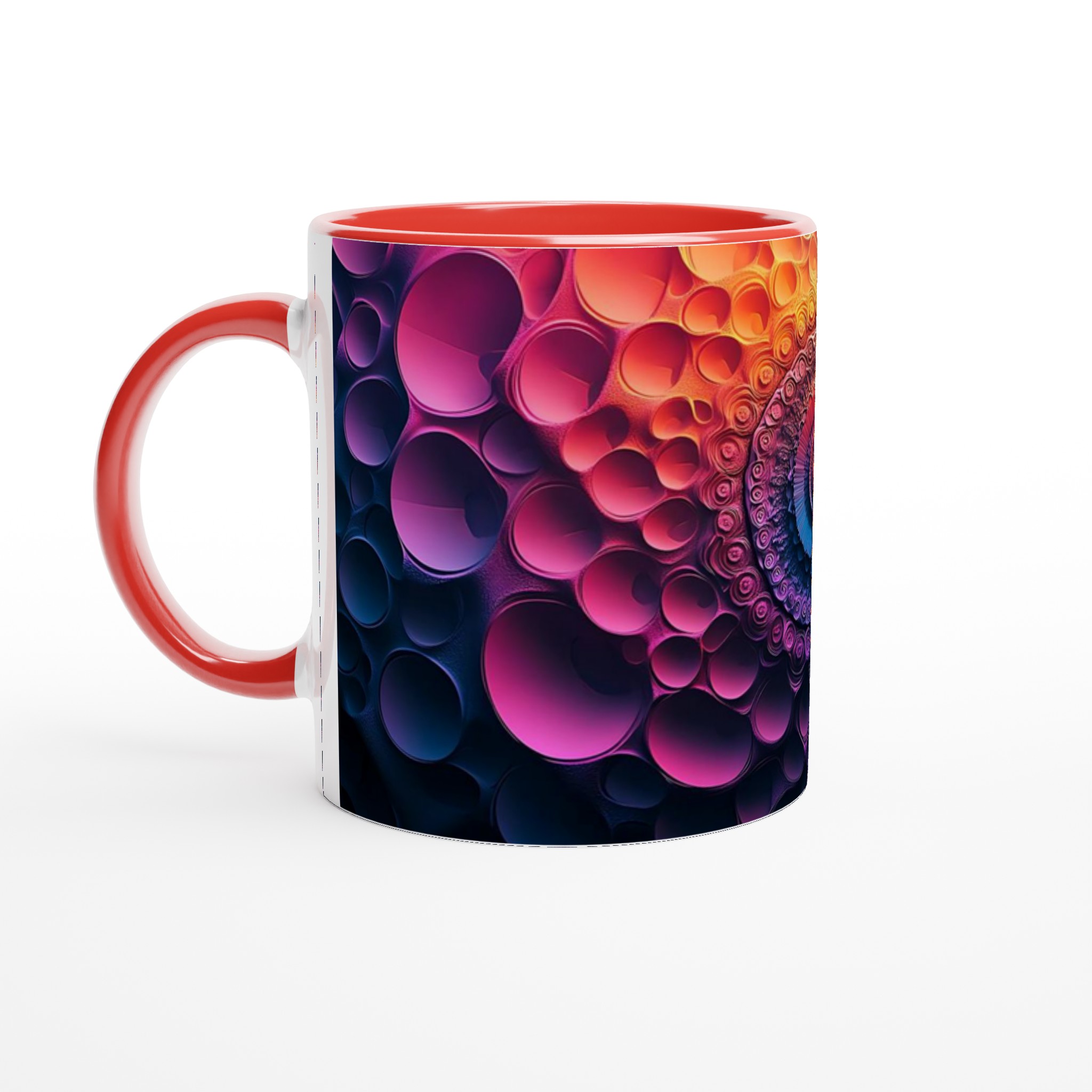 Abstrakt Spiral Keramikmugg - Livfull Gradient Konst för Kaffeälskaren i Ditt Liv 5 24e28ab8-4a90-4c44-815e-997d40087026