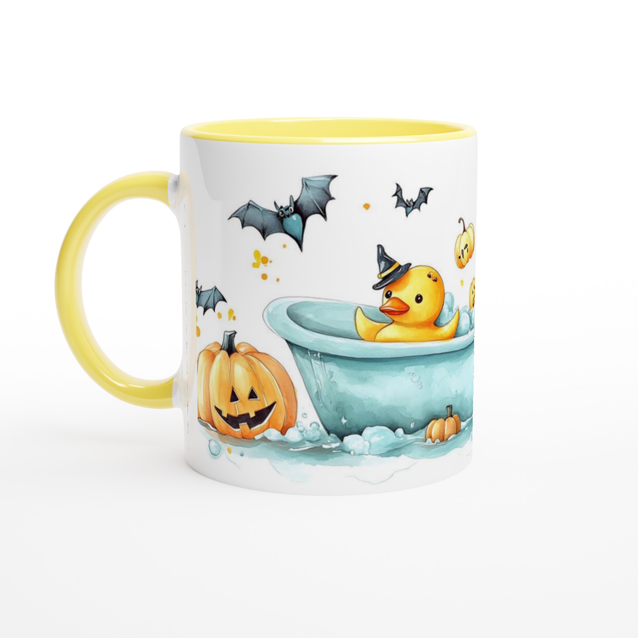 Bus eller godis ankor keramikmugg – Rolig Halloween-design för alla åldrar, i ditt val av sju färger! 3 24f3efbb-ab5a-4c9f-8619-3a2d9934e880