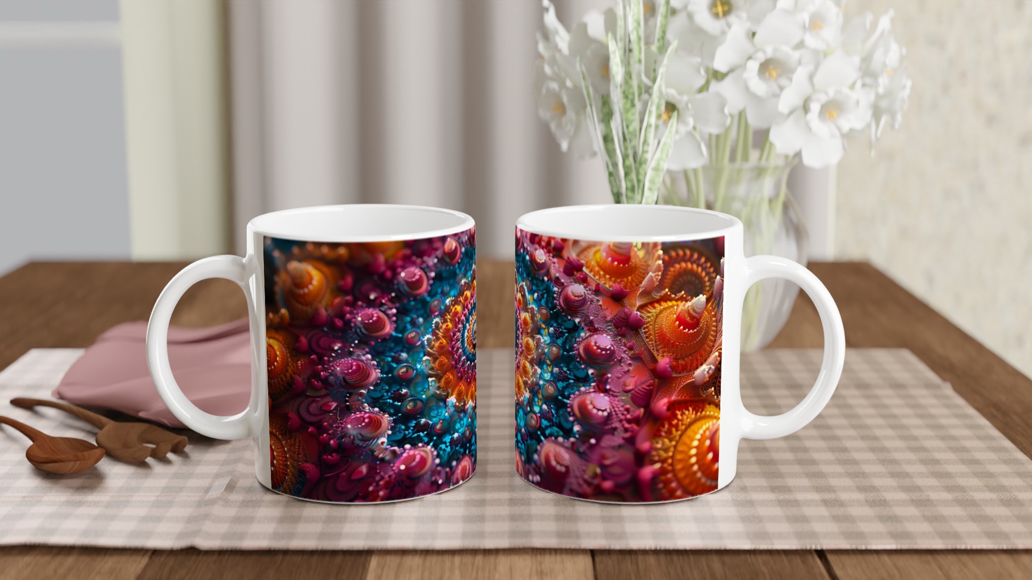 Psykedelisk Konst Kaffemugg – Färgstark Keramikmugg i 7 Livliga Nyanser för En Magisk Start på Dagen 10 252efe0e-cf3e-4448-bcd6-e4b581e7e3e7