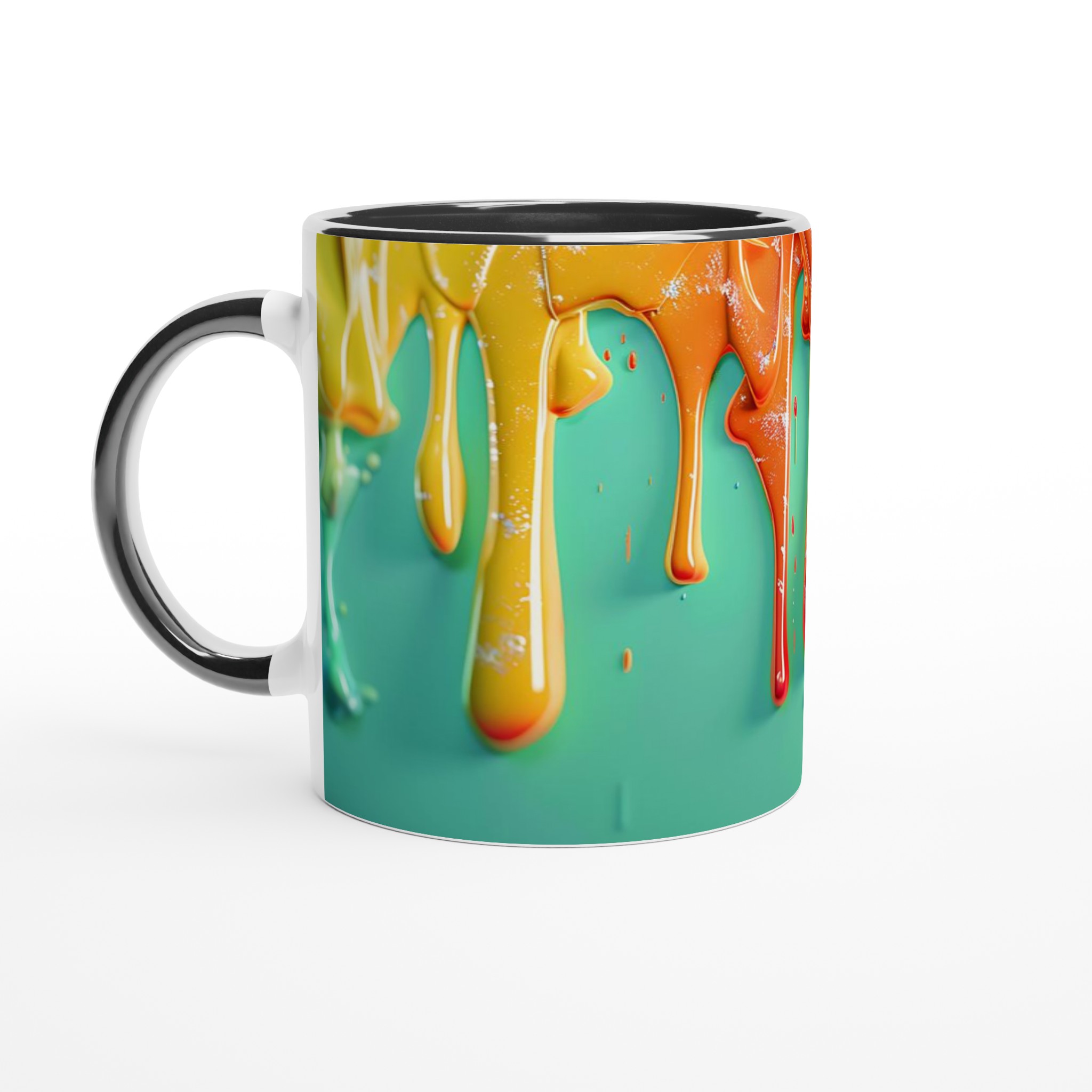Färgglad Stänk Keramikmugg - 11oz premiummugg i 7 livfulla nyanser för kaffe, te & glädje! 4 25325511-b374-4920-a51a-0d754bcdb661