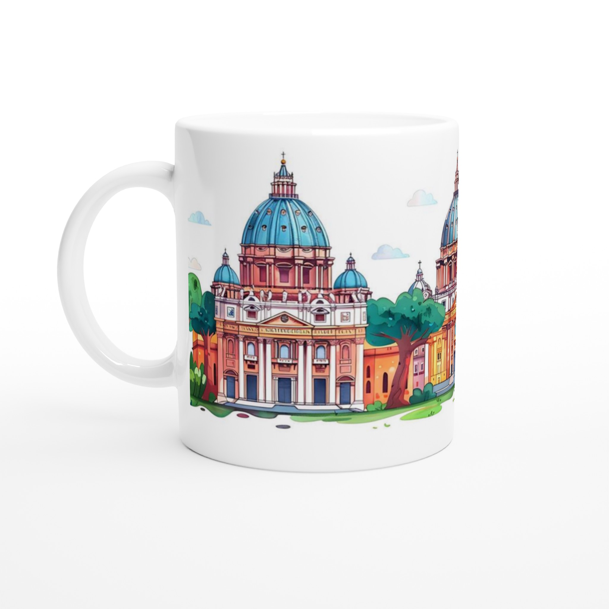 Historisk Stadsbild Mugg – Fånga Venedigs Charm i Vattenfärg, Välj Bland Flera Färger 1 25344153-8869-491d-be13-013d10657608