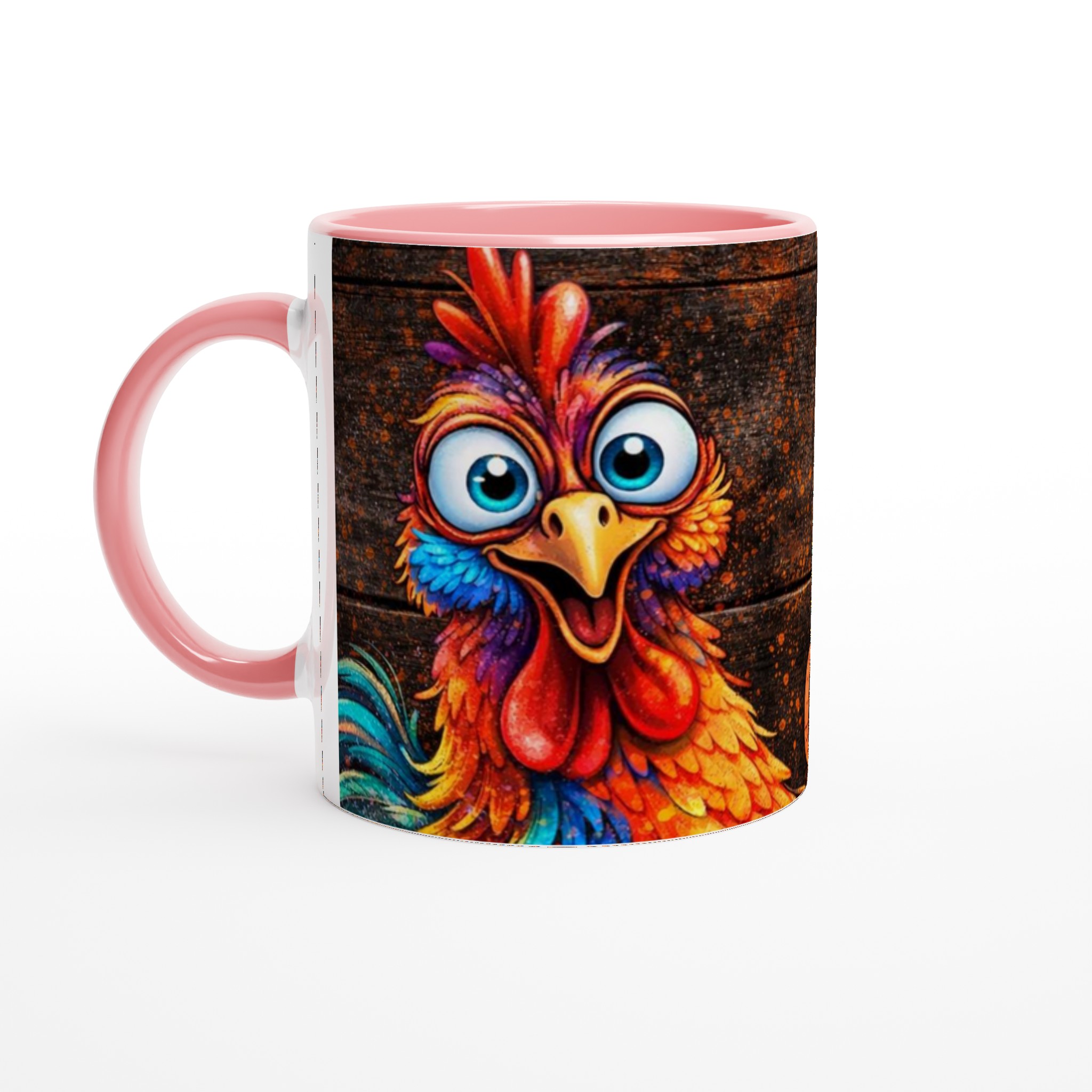 Vit 11oz keramisk mugg med färgstarkt 'Not Today Clucker'-motiv i din favoritfärg 6 2535e944-84be-4067-b795-3d84c47c2e58
