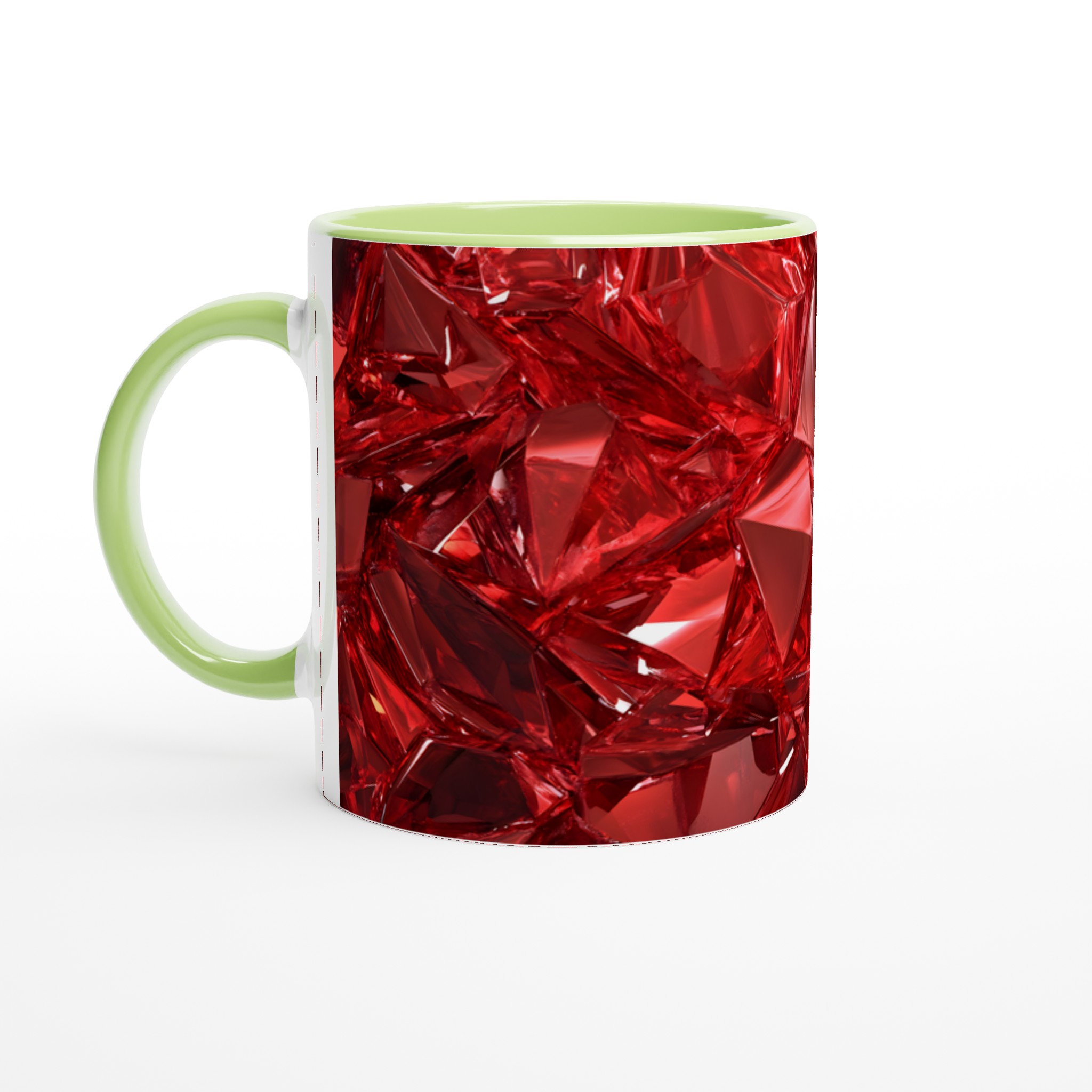 Rubinröd Kristallmugg – 11 oz Keramisk Mugg för Glittrande Drycker i Sju Färger 7 253ff71e-21bc-45ff-aef5-cbcdbeea9c76