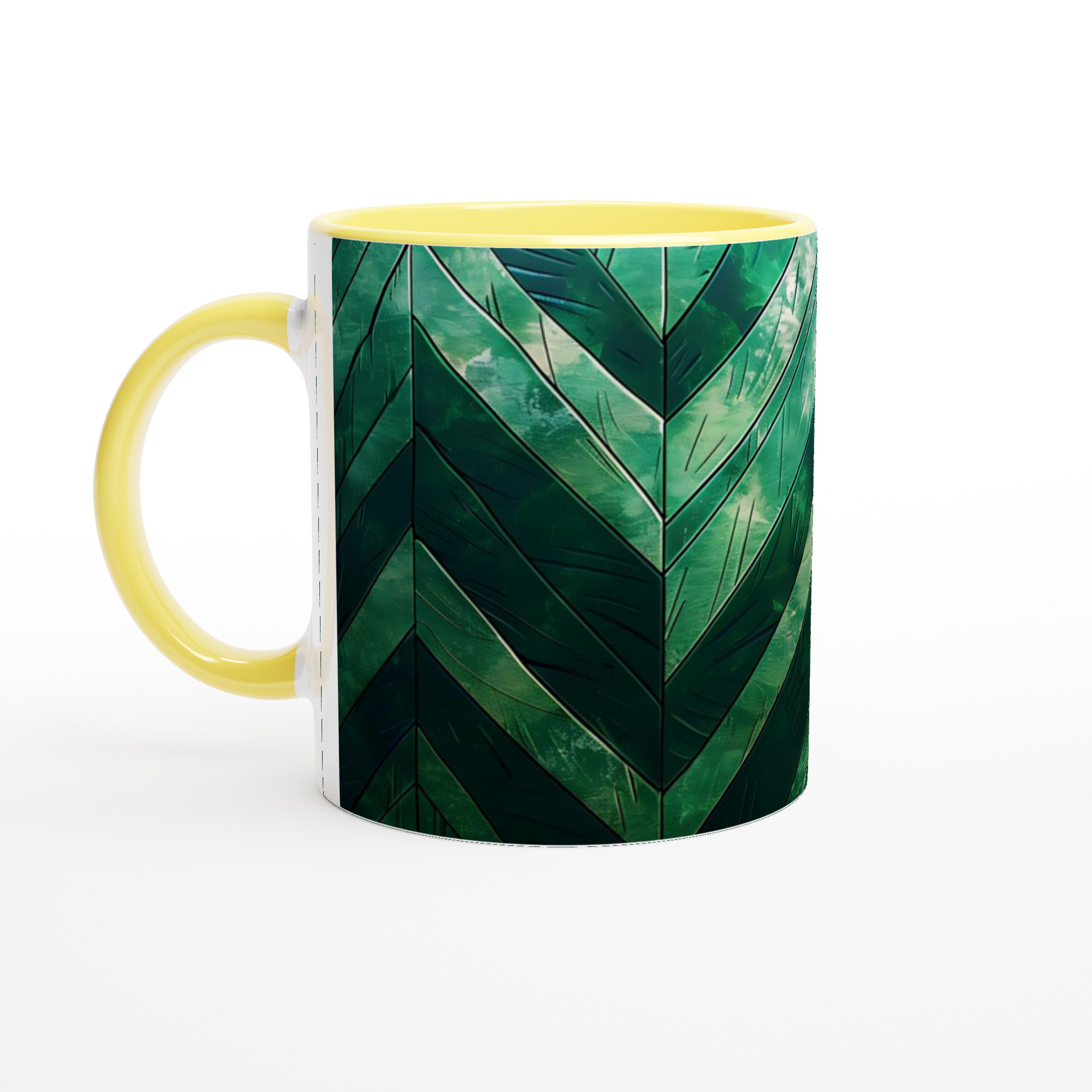 Vit 11oz keramisk mugg med stilren design – välj bland sju livfulla färger 3 254a7338-96f8-44ea-9125-88d62a5af522