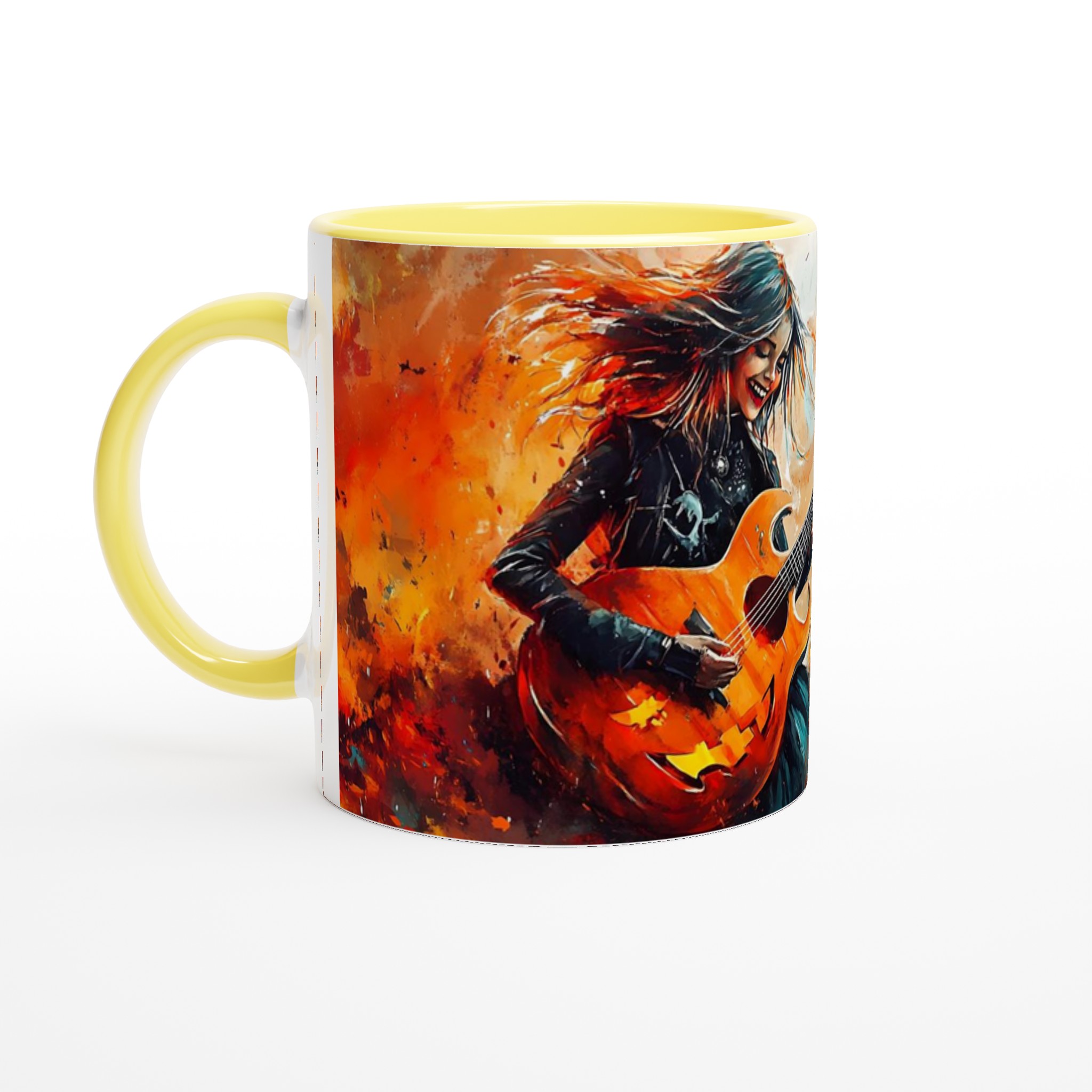 Rock On: Halloween Gitarr Mugg – Levande Design & Hållbar Keramik i Valfri Färg! 3 256a7b17-7a5d-4844-b0a4-8e67f427aea9