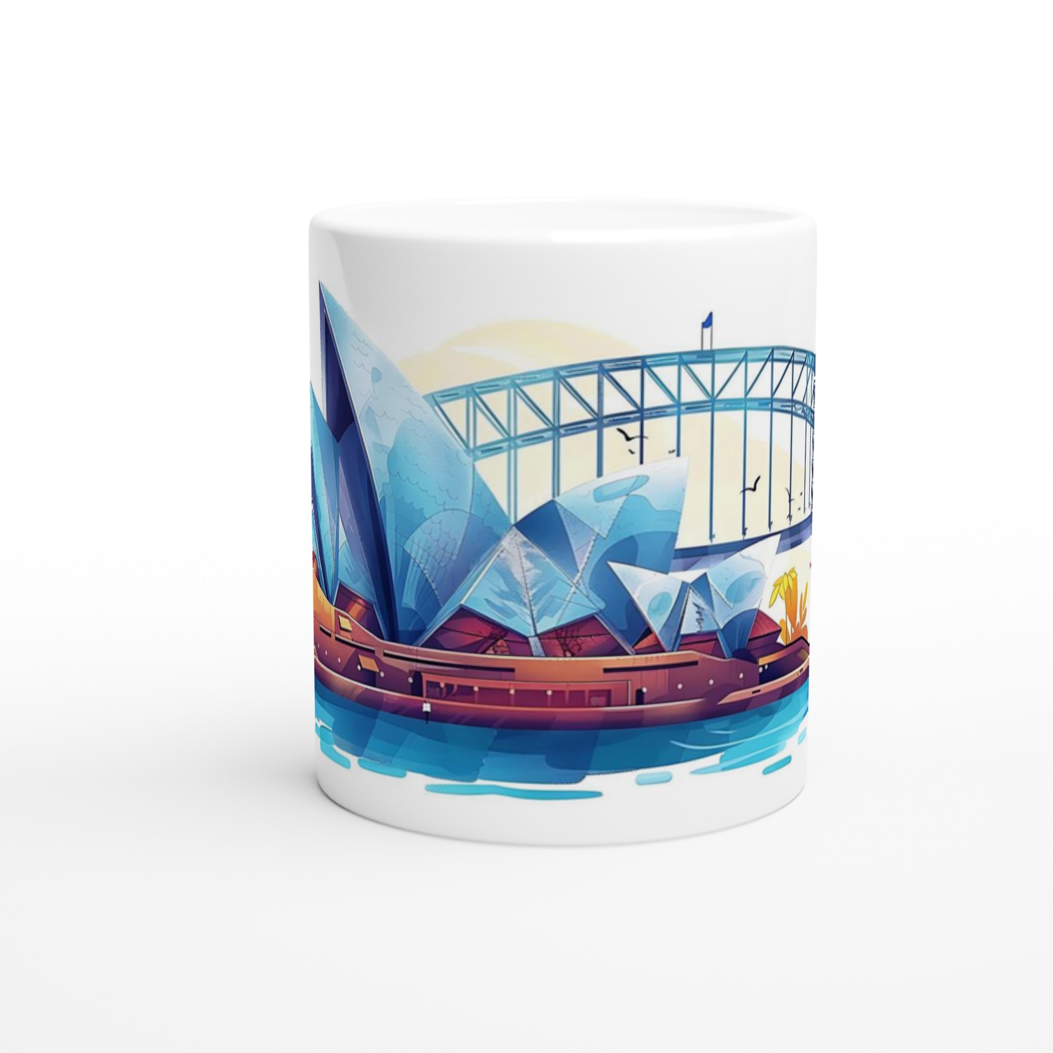 Sydney Opera House Konstnärlig Mugg – Välj bland 7 Livfulla Keramiska Färger! 8 2577e491-53b4-48eb-8b2c-bfe4b621dad9