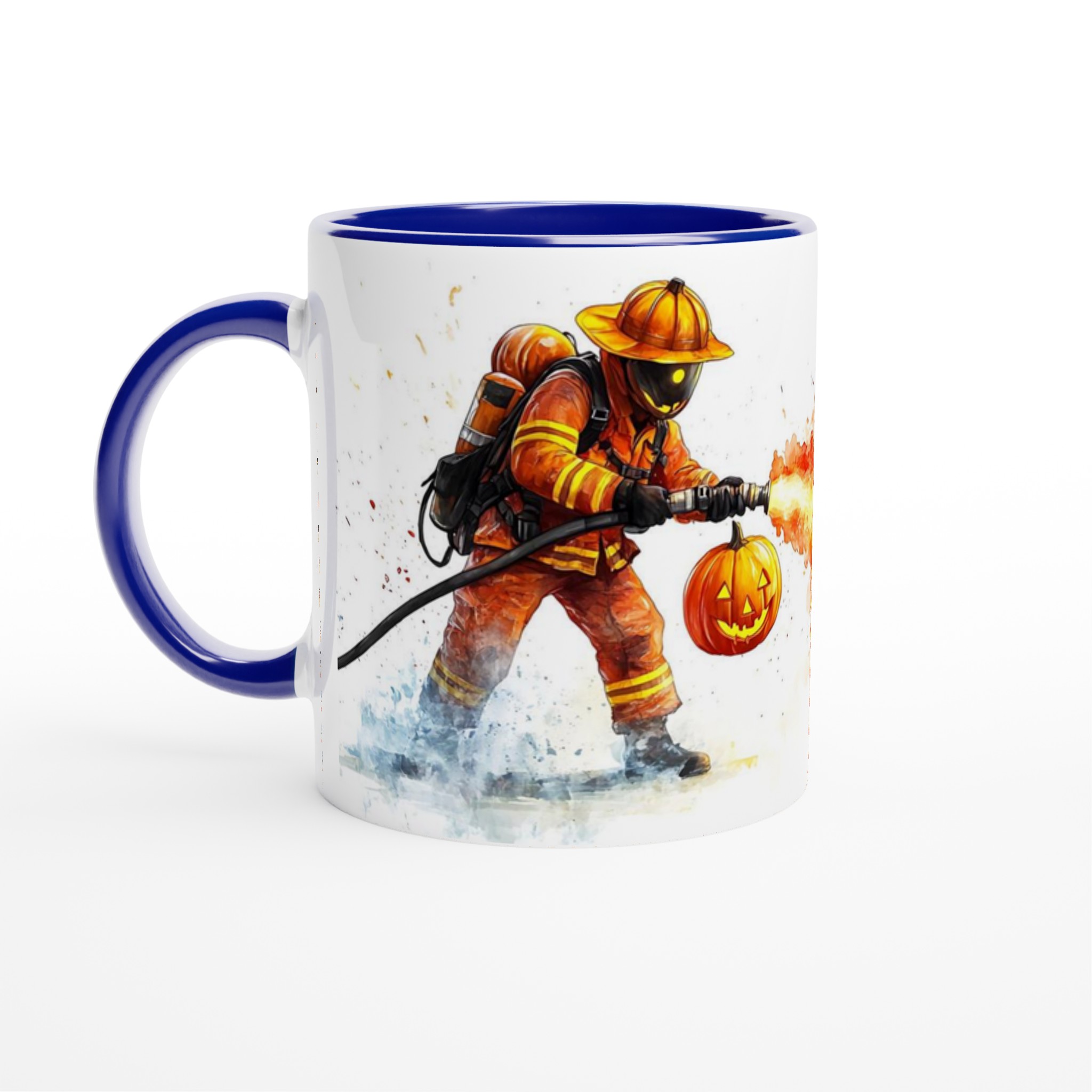 Unik Halloween Brandman Mugg – Eldigt Motiv, Hållbar Keramik i 7 Färger! 2 25a2ec84-6b43-4a58-991f-9657569c7f8e