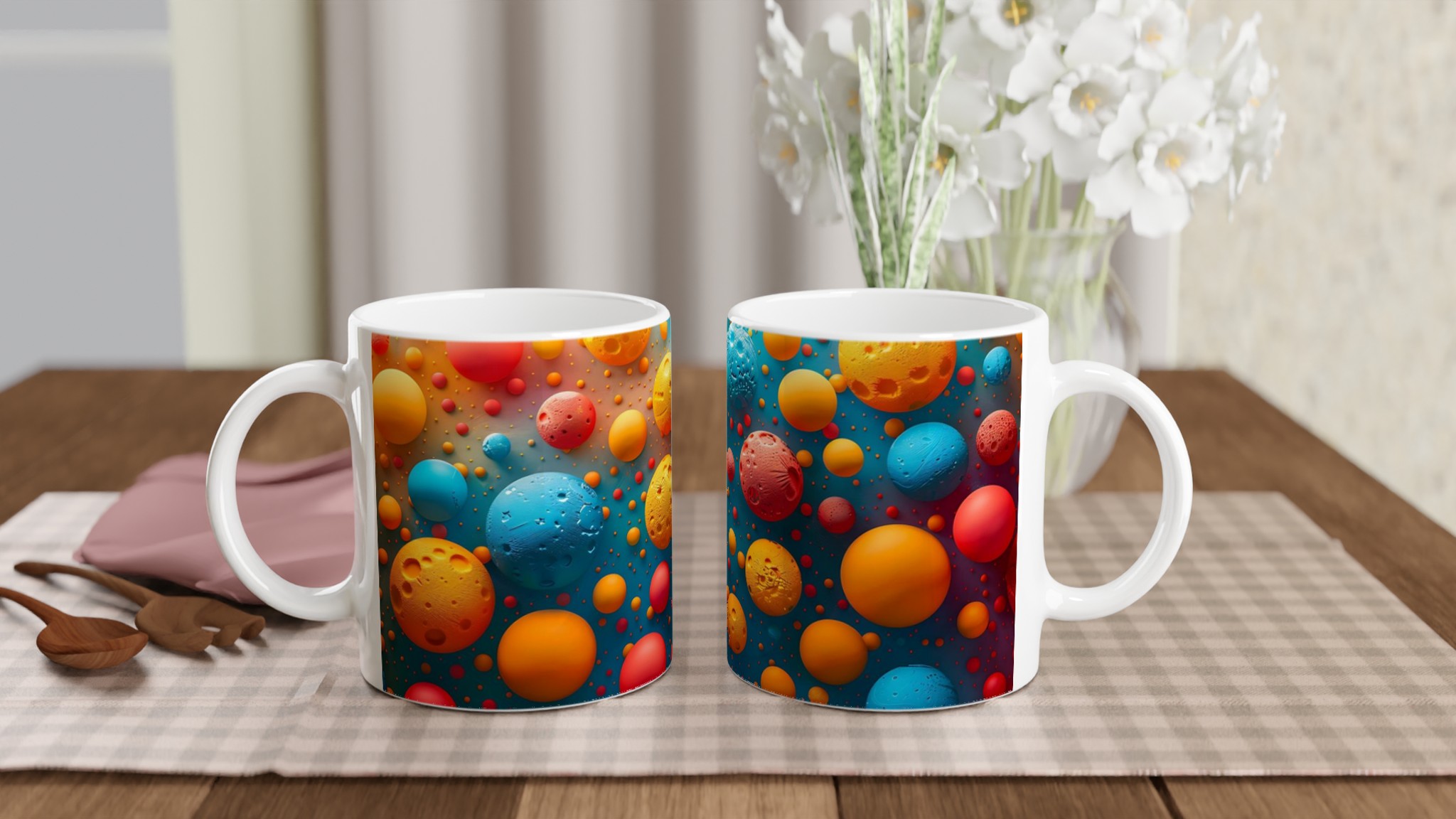 Kosmisk Färgexplosion Mugg – Unik 11oz Keramikmugg i ditt val av sju livfulla färger 10 25b99ddf-6011-4419-8e49-91ae14e9f69e