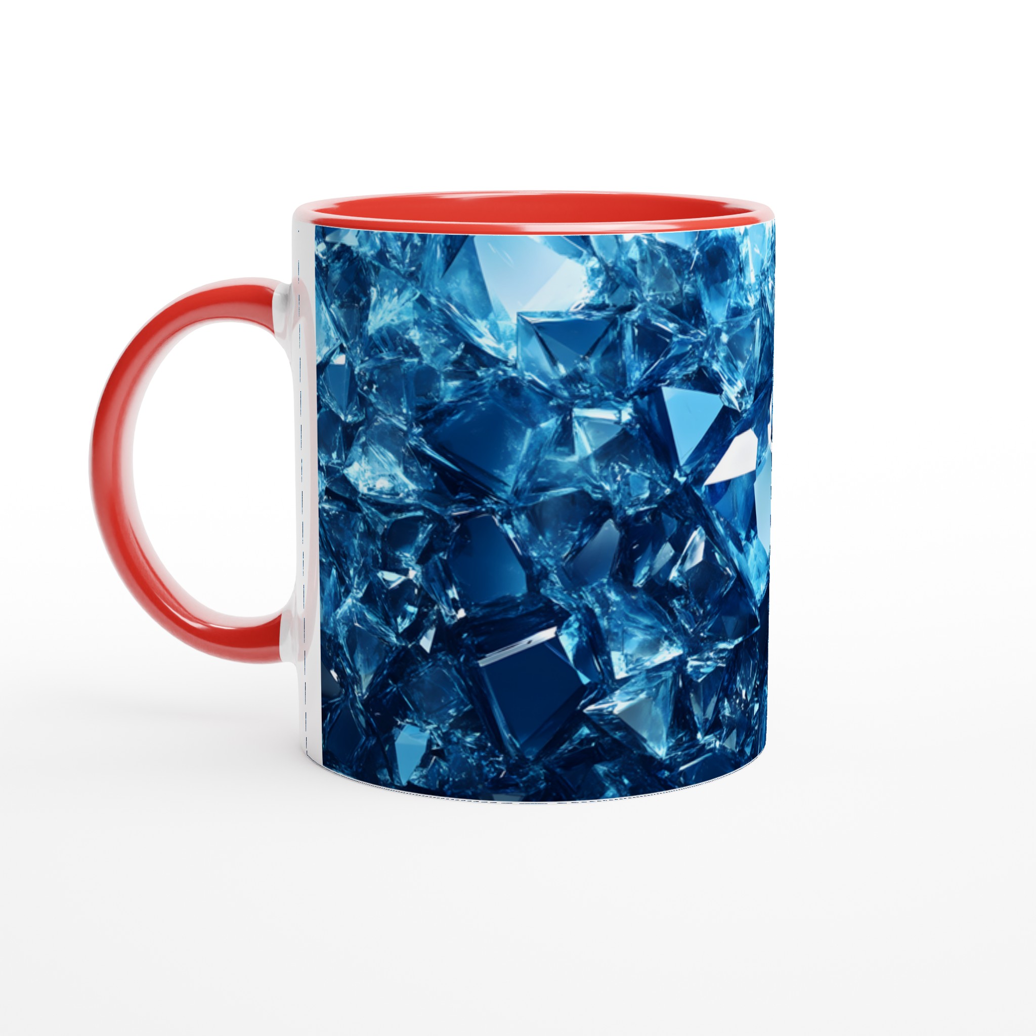 Glänsande Blå Iskristaller Keramisk Mugg – 11 oz Vit Mugg för En Kylig Dryckesupplevelse 5 26348867-06d9-45dc-8be3-aaf55cfb51cd
