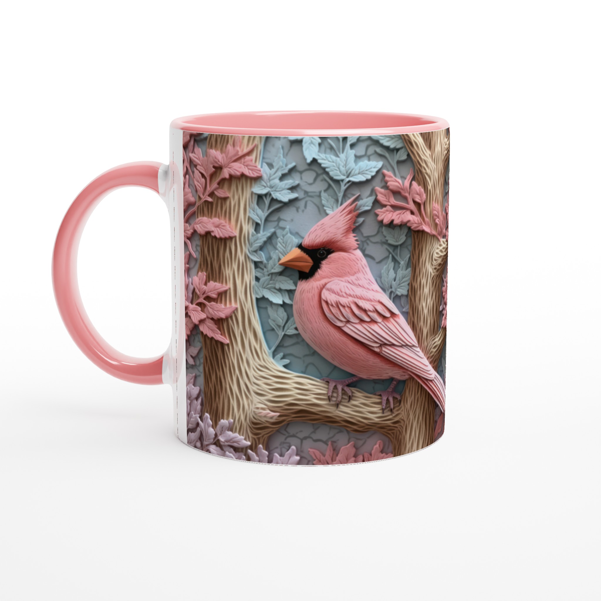 Elegant 11oz Keramisk Mugg med Pastellfågelmotiv – Välj Din Färgblandning 6 26559ca5-b6d2-405b-b813-bf3cc7f0a502