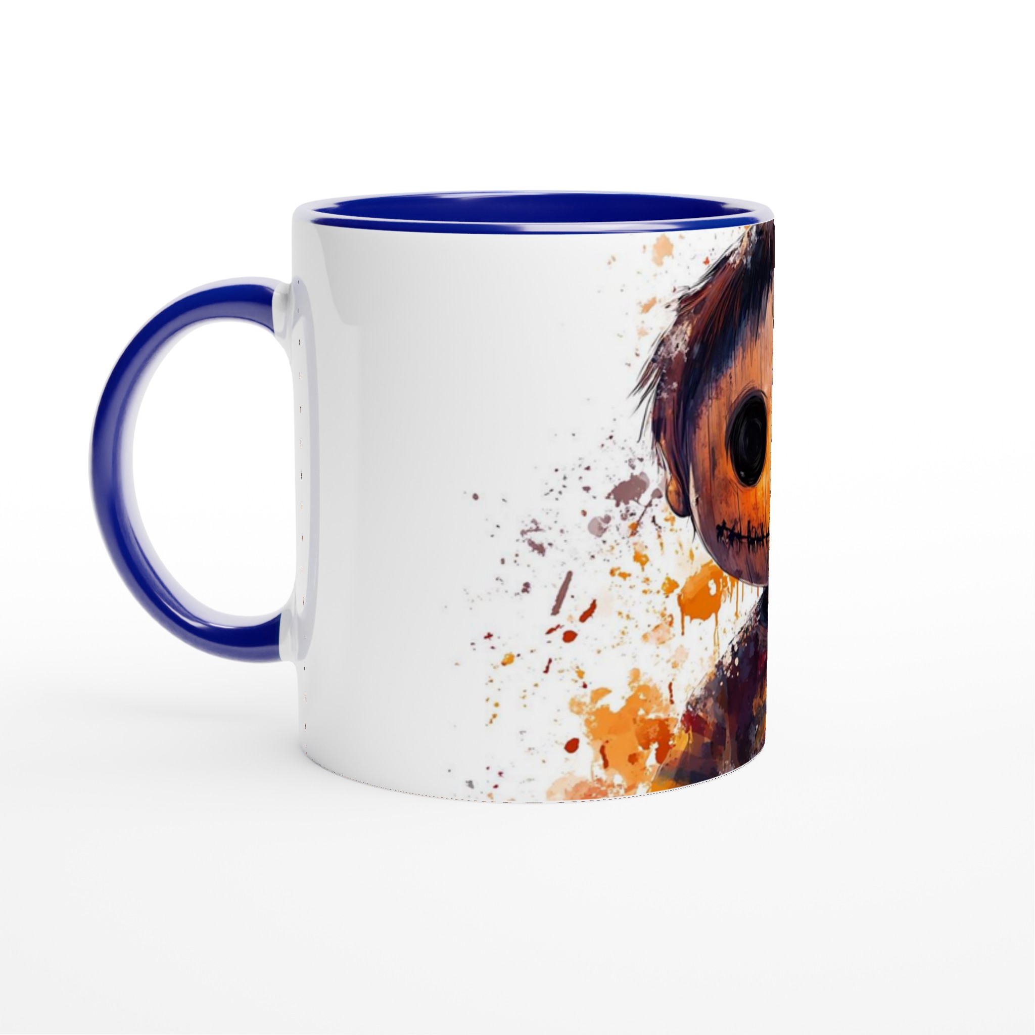 Unik Halloween Docka Mugg - Keramisk 11oz Kaffekopp med Mörk & Konstnärlig Design 2 2667d9b3-4647-4ccd-934b-3d56cb280d6c