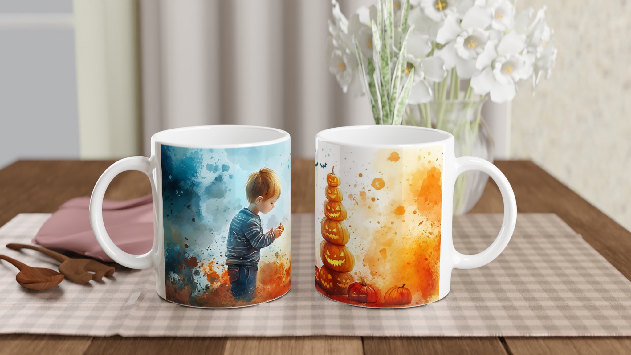 Magical Halloween Mugg - Personlig Keramikmugg för Mystiska Kaffestunder, Välj din färg! 10 26753f3e-1591-4b21-b7b2-994537bfa6de