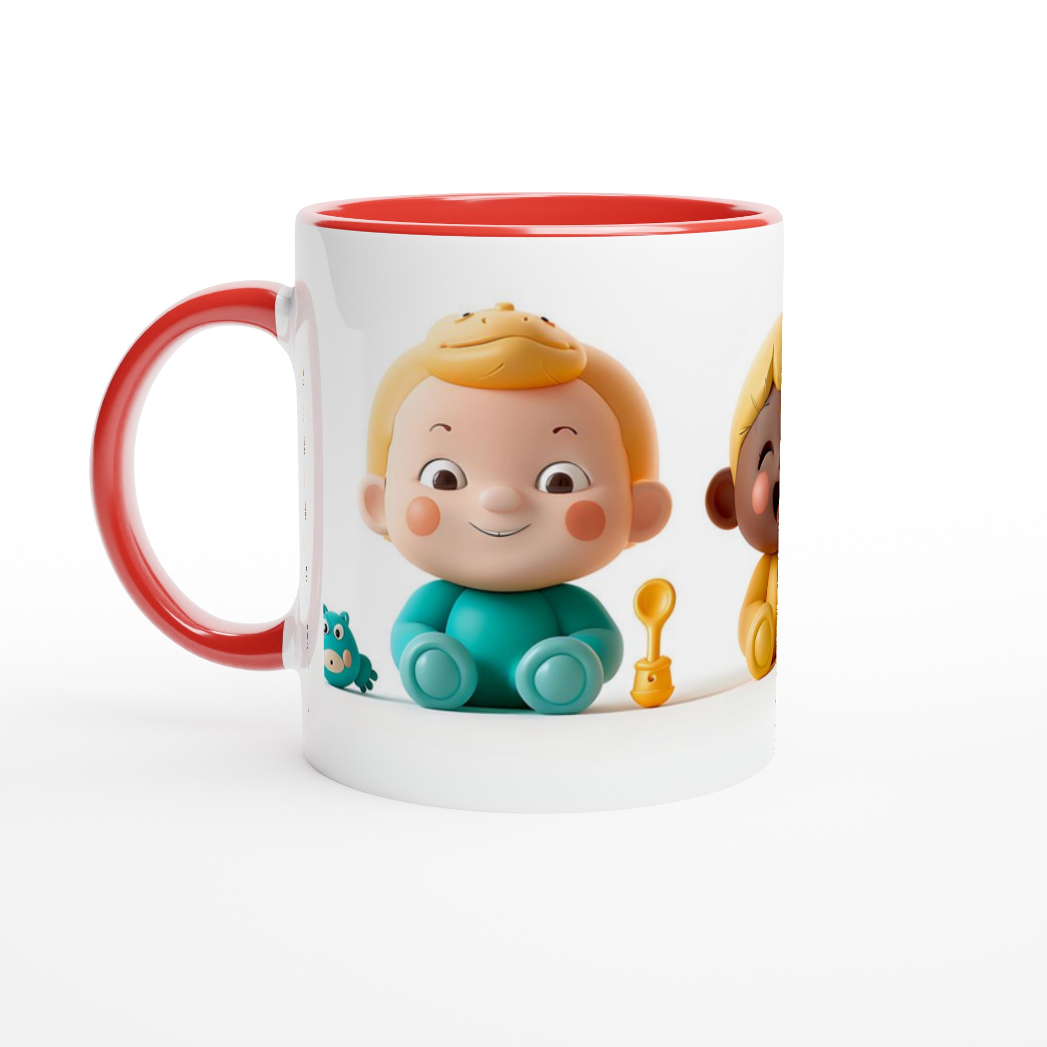 Söta Babyfigurer 11oz Keramikmugg – En Lekfull Start på Dagen i Sju Färger! 5 26be1e19-ba94-4090-9746-918c7f923f49
