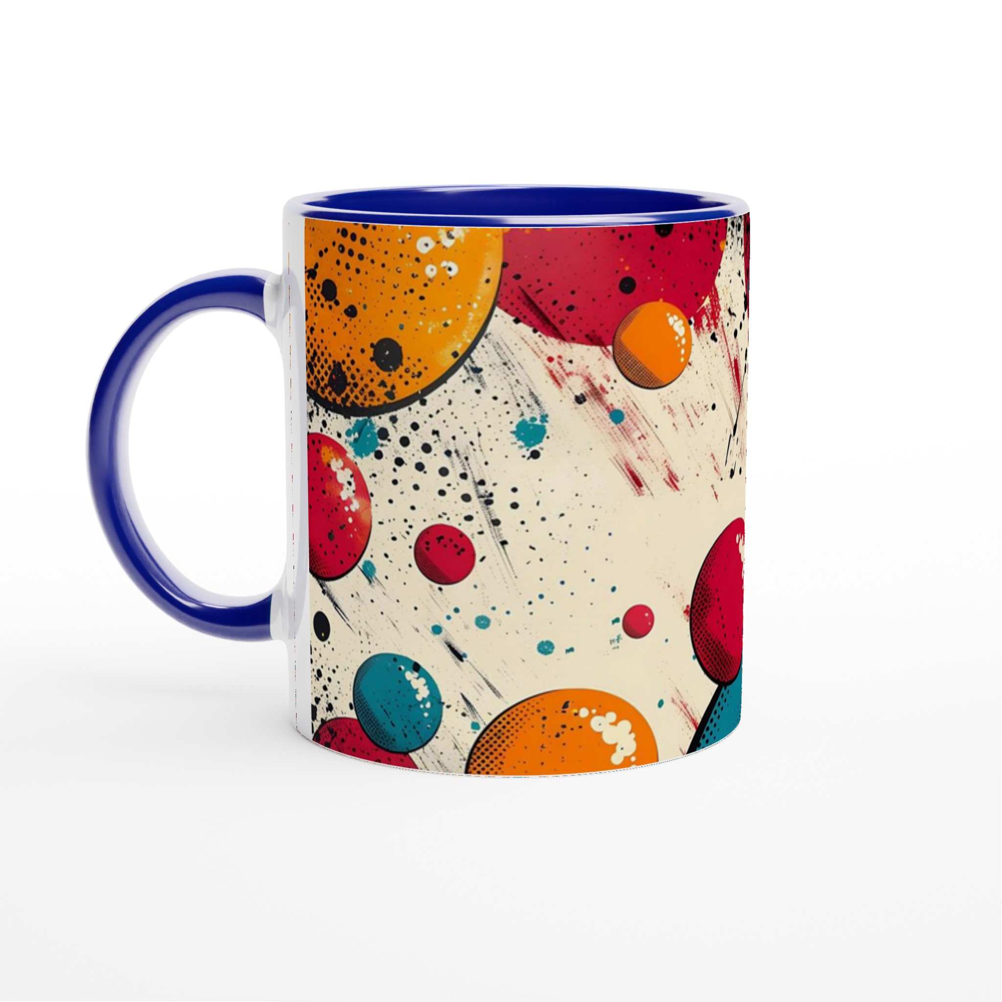 Abstrakt Pop Art Keramikmugg – Färgglad Design för Ditt Kaffe, Te och Mer! 2 270967ad-1913-494e-afeb-fbe02b2d1ee6