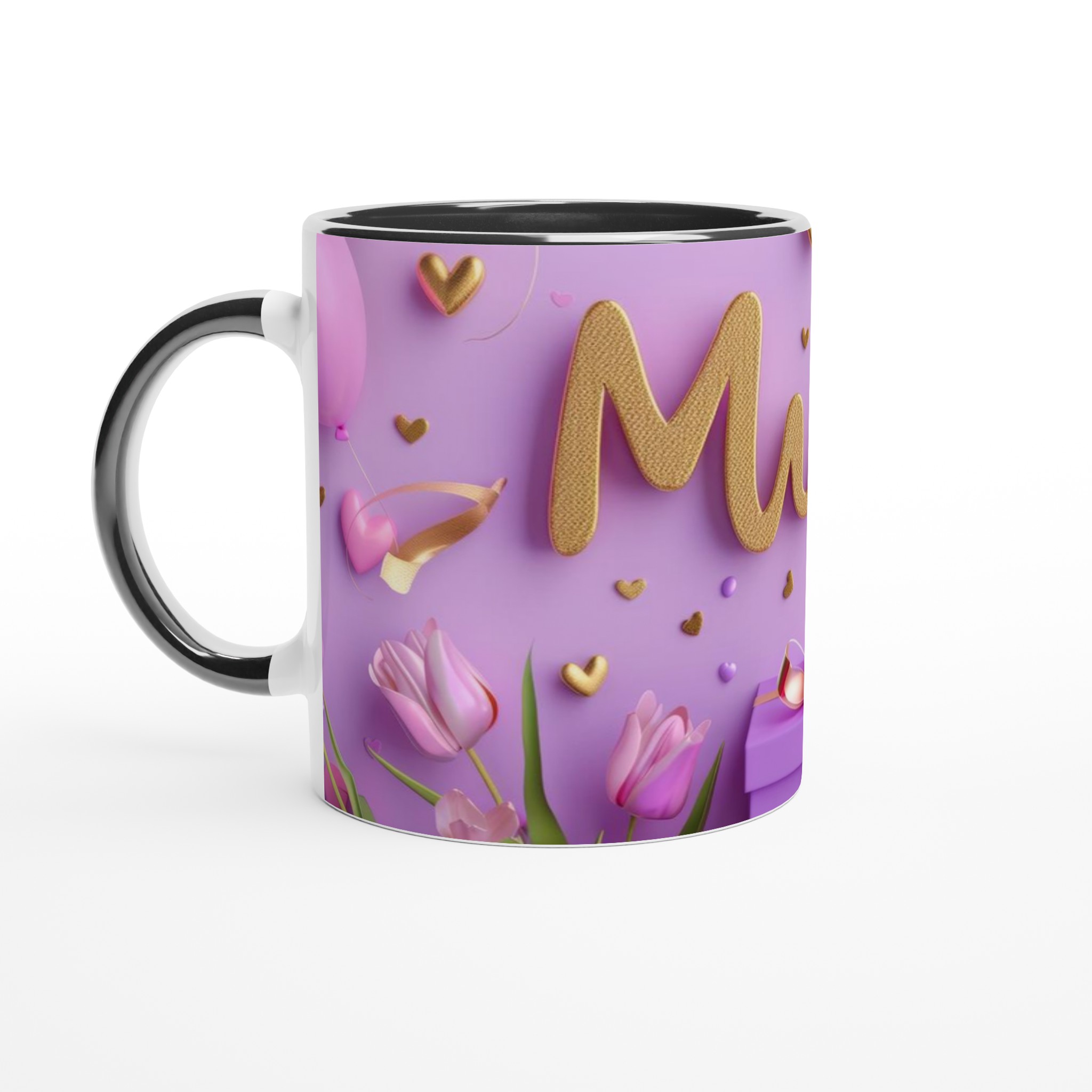 Elegant Vit 11oz Keramisk Mugg – Perfekt Present för Mamma i Sju Färgstarka Toner 4 270f206b-05c2-4bd6-901f-2a9bb8070023