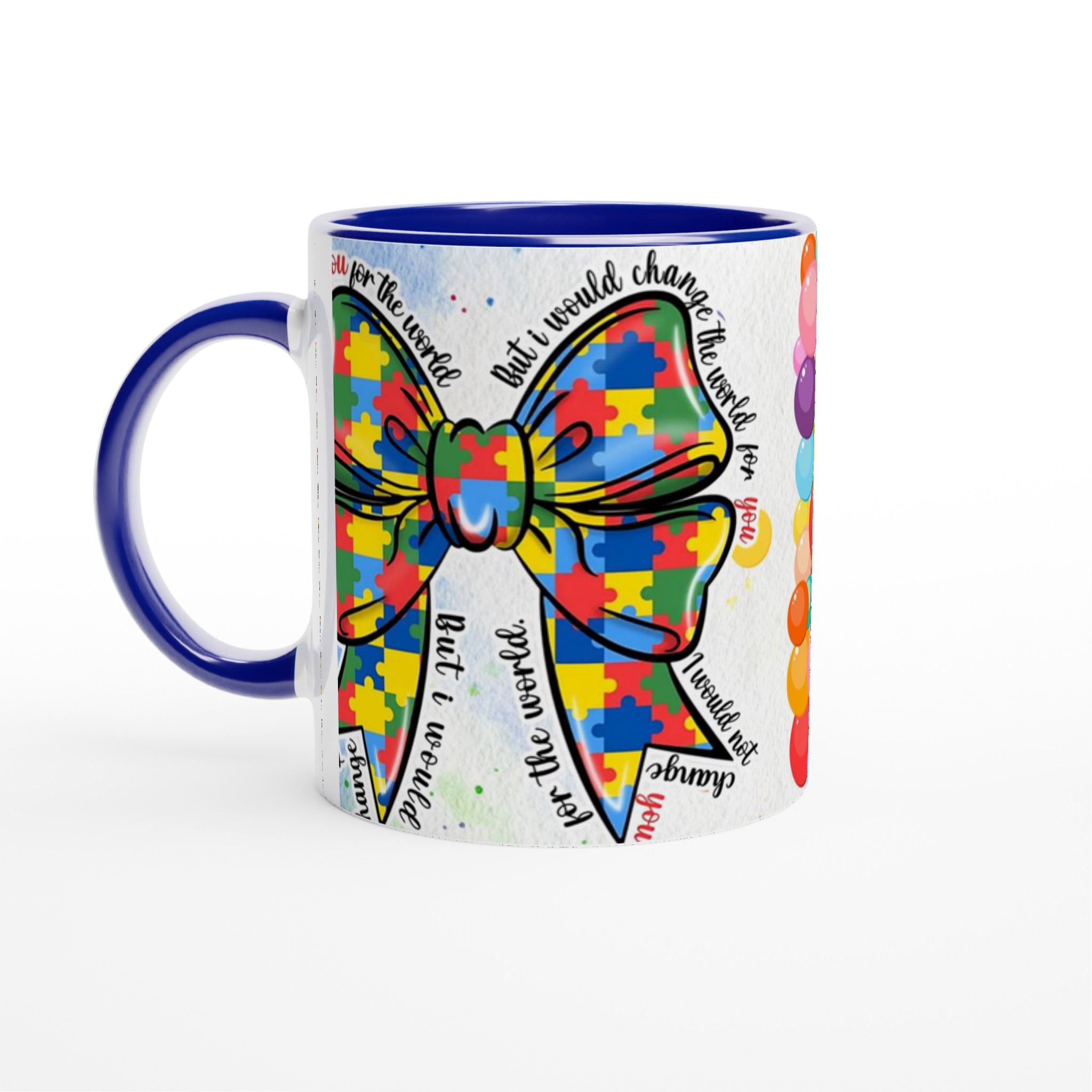 Vit 11oz Keramisk Mugg med Färgstark Pusselrosett – Välj Din Favoritfärg 2 2721ae98-c899-4e54-a5a7-d01a61b5cb56
