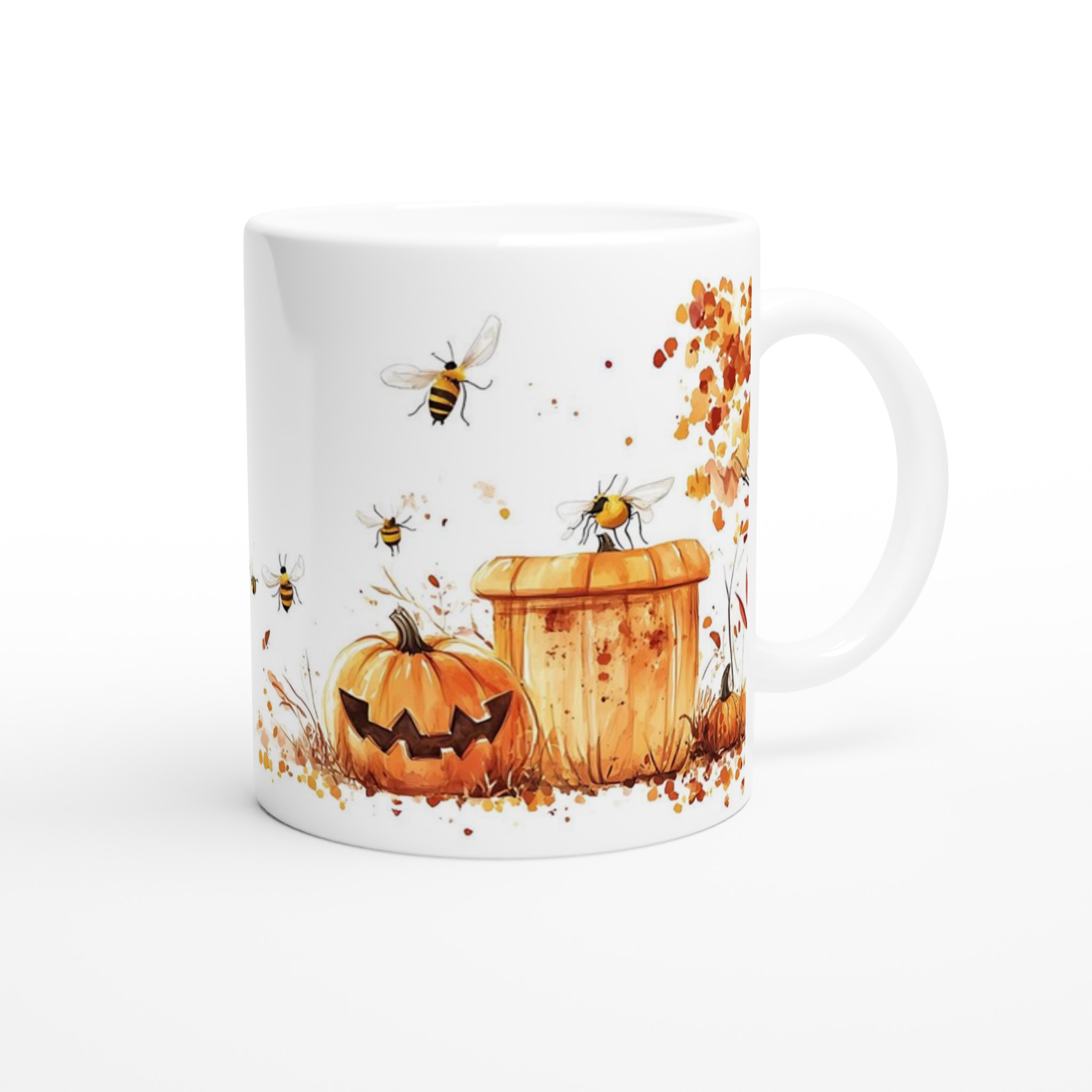 Höstmagi Keramikmugg - Charmig Häxdesign & Bin i Vattnenfärg - 11oz 9 272d0f72-2324-4243-8b32-b934e3681bae