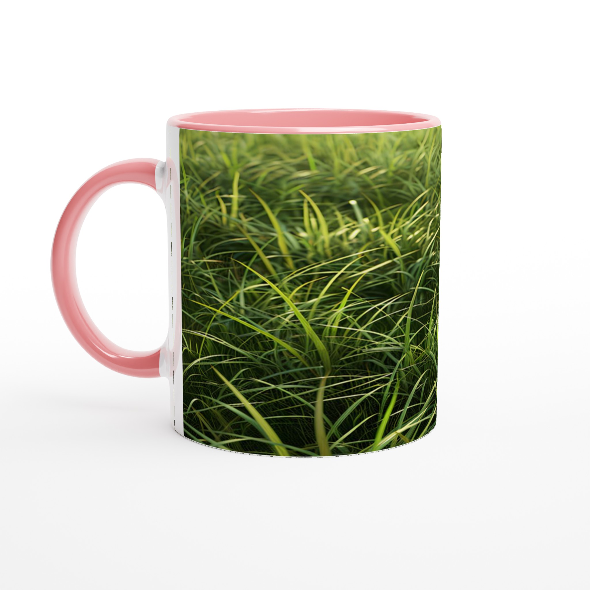 Grönskande Gräsmotiv Mugg – 11oz Keramikmugg för en Naturinspirerad Kaffestund i Din Valfria Färg 6 278aeba3-14c2-4bc0-99d3-6e5a17726631